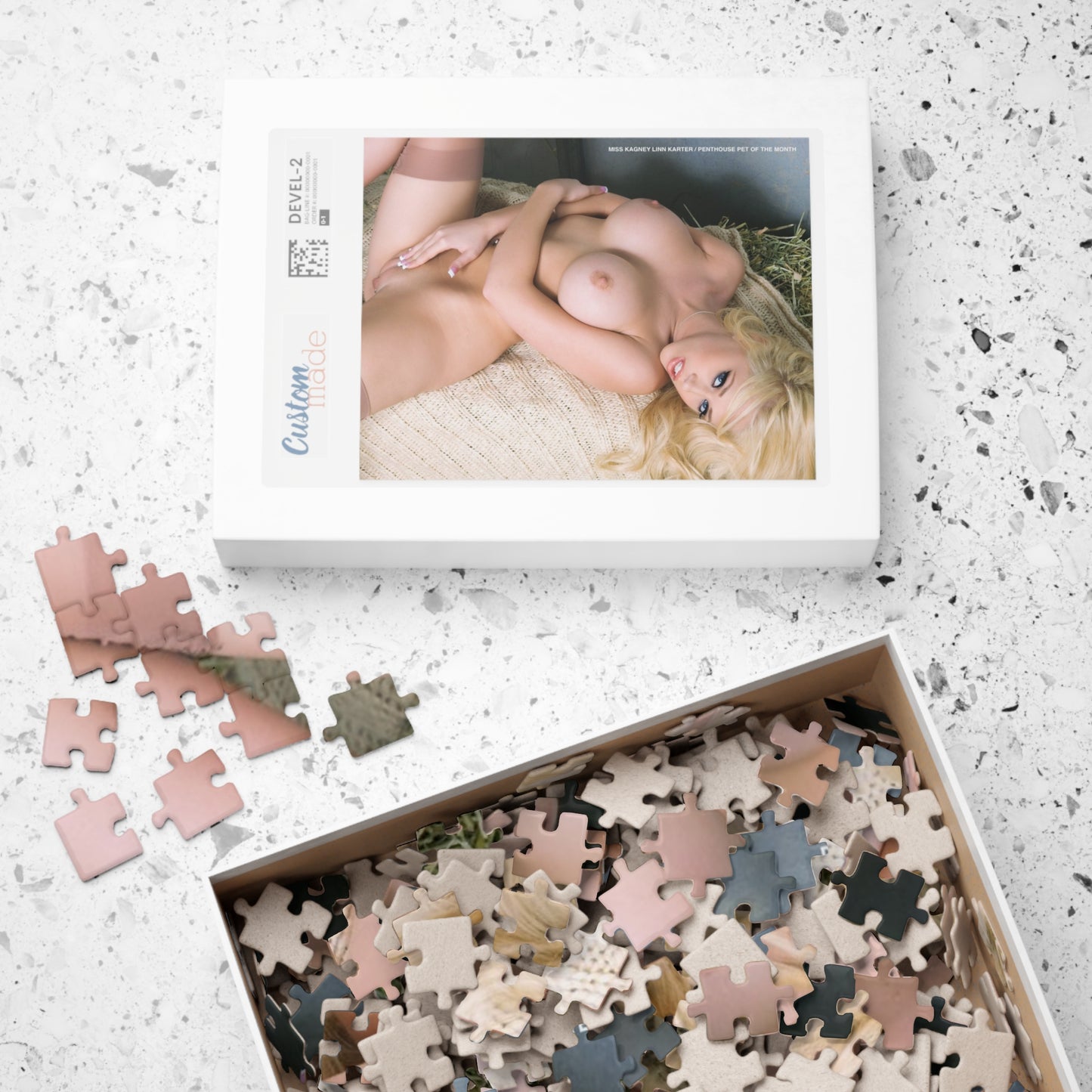 Puzzle (110, 252, 520, 1014-piece) Penthouse Pet June 2009 Kagney Linn Karter