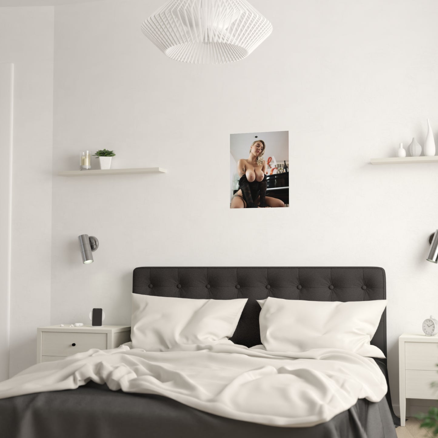 Satin Posters (210gsm) Pet Gabbie Carter Nude