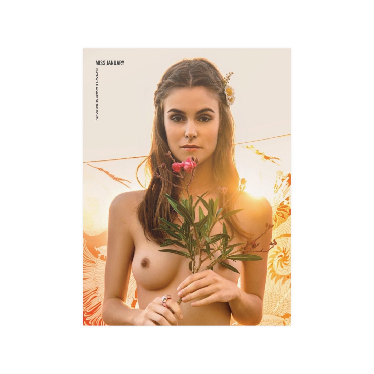 Satin Posters (210gsm) Playboy Playmate Jan 2016 Amberleigh West