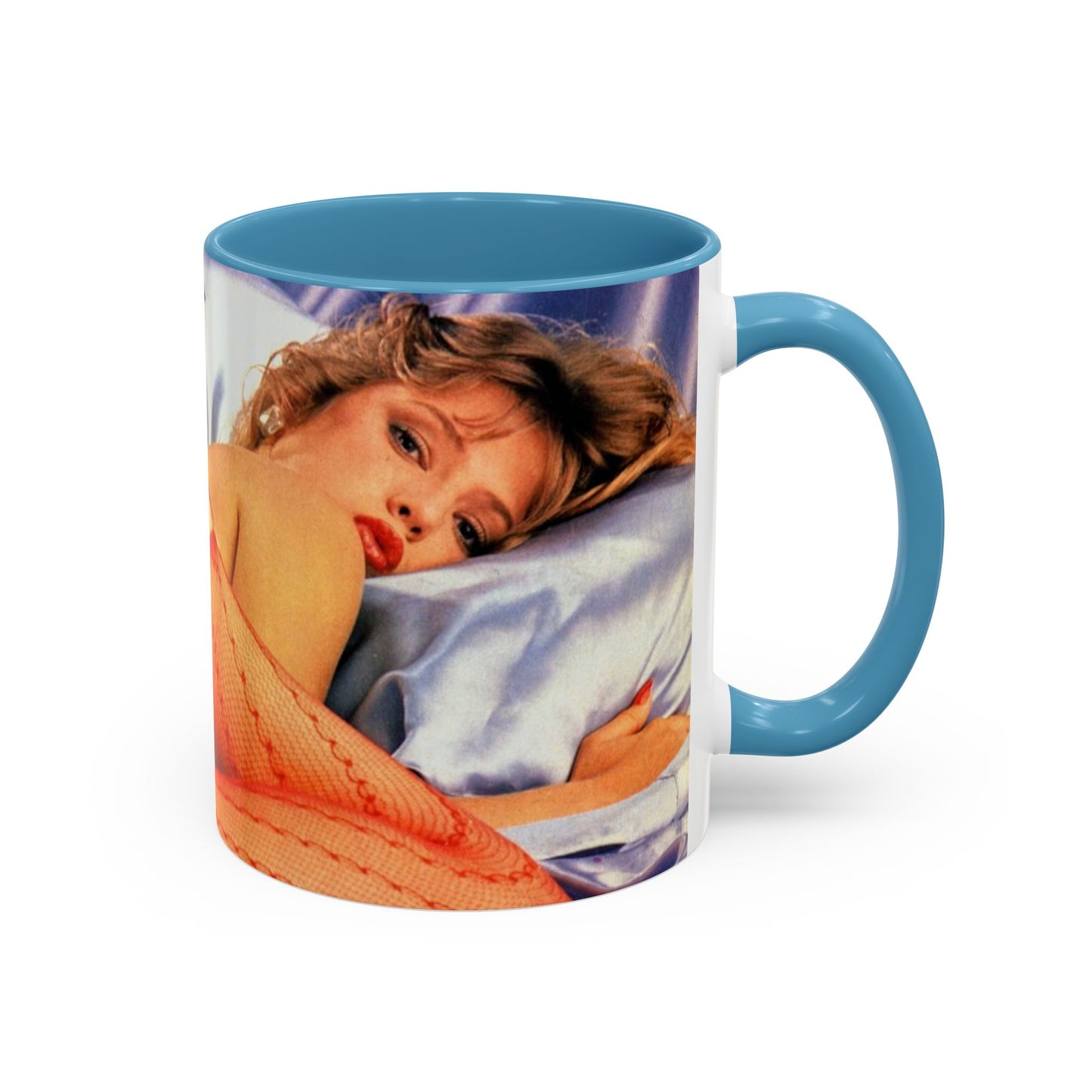 Accent Coffee Mug (11, 15oz) Traci Lords Naked Nude Retro