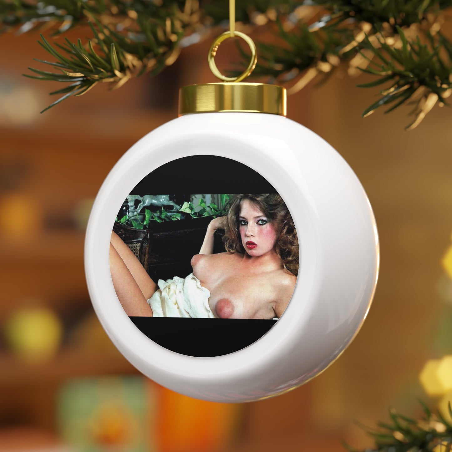 Christmas Ball Ornament Traci Lords Nude Naked Sex Fucking