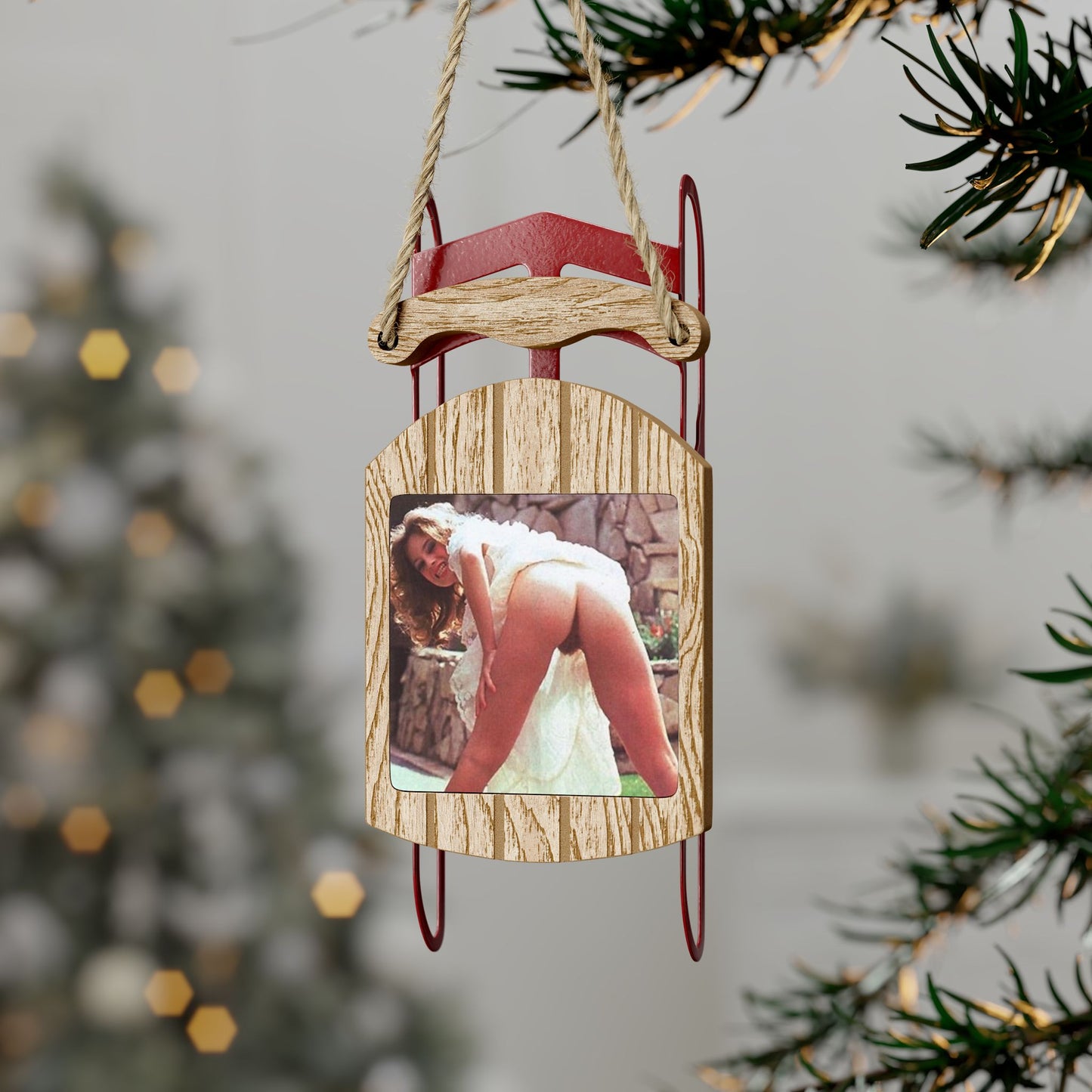 Sled Ornaments Traci Lords Nude