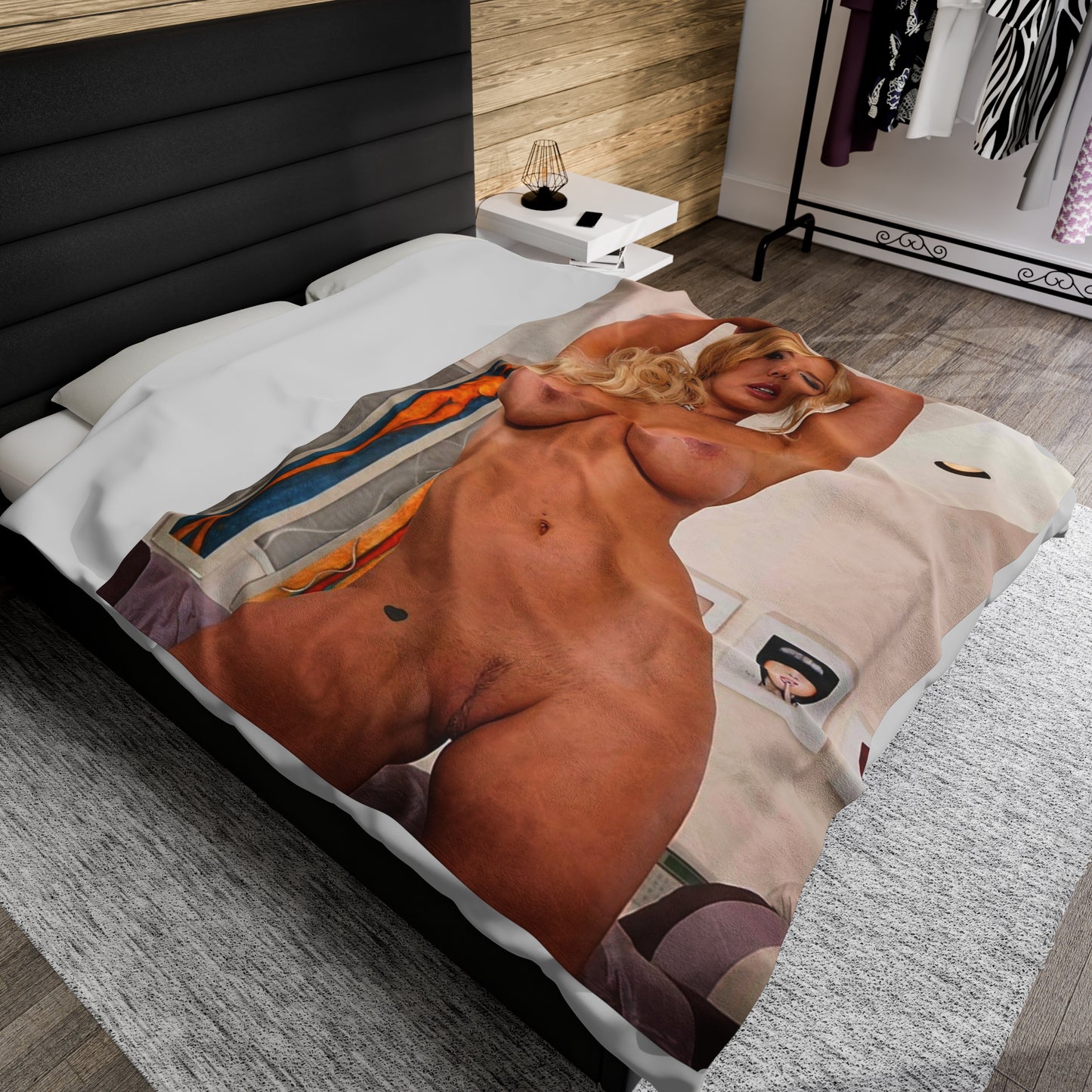 Velveteen Plush Blanket Pornstar Shyla Stylez Nude