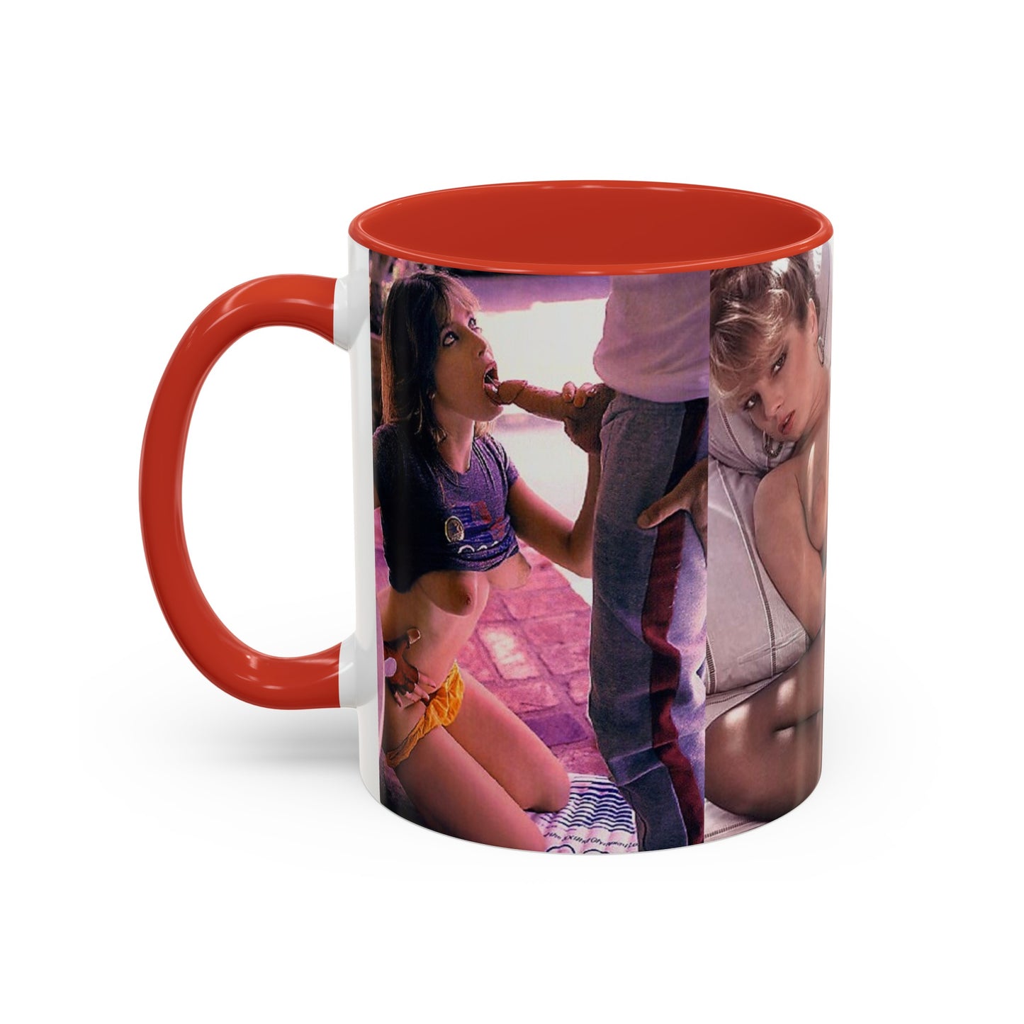 Accent Coffee Mug (11, 15oz) Traci Lords Nude Naked Retro Fuck Sex