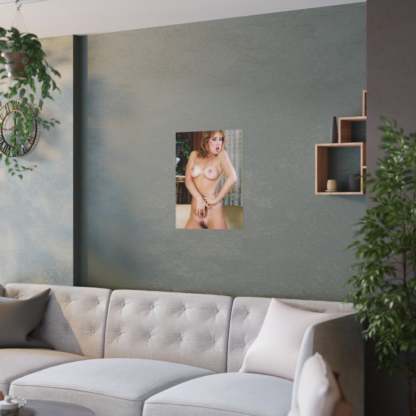 Satin Posters (210gsm) Retro Pornstar Taija Rae Nude
