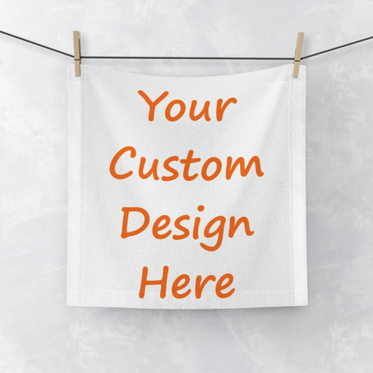 Face Towel Custom Purchase & Message Artwork! No Limits!