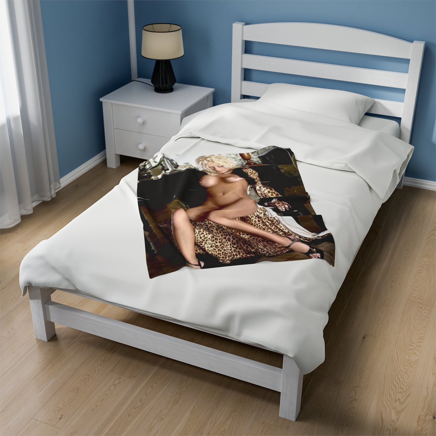 Velveteen Plush Blanket Pornstar Chloe Jones Nude