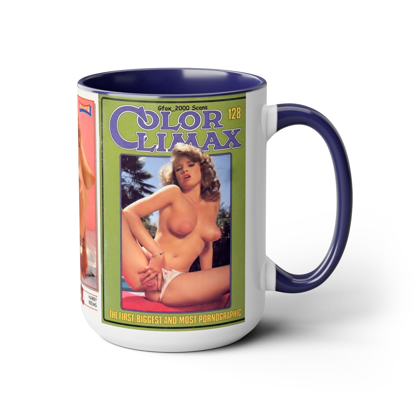 Two-Tone Coffee Mugs, 15oz Traci Lords Nude