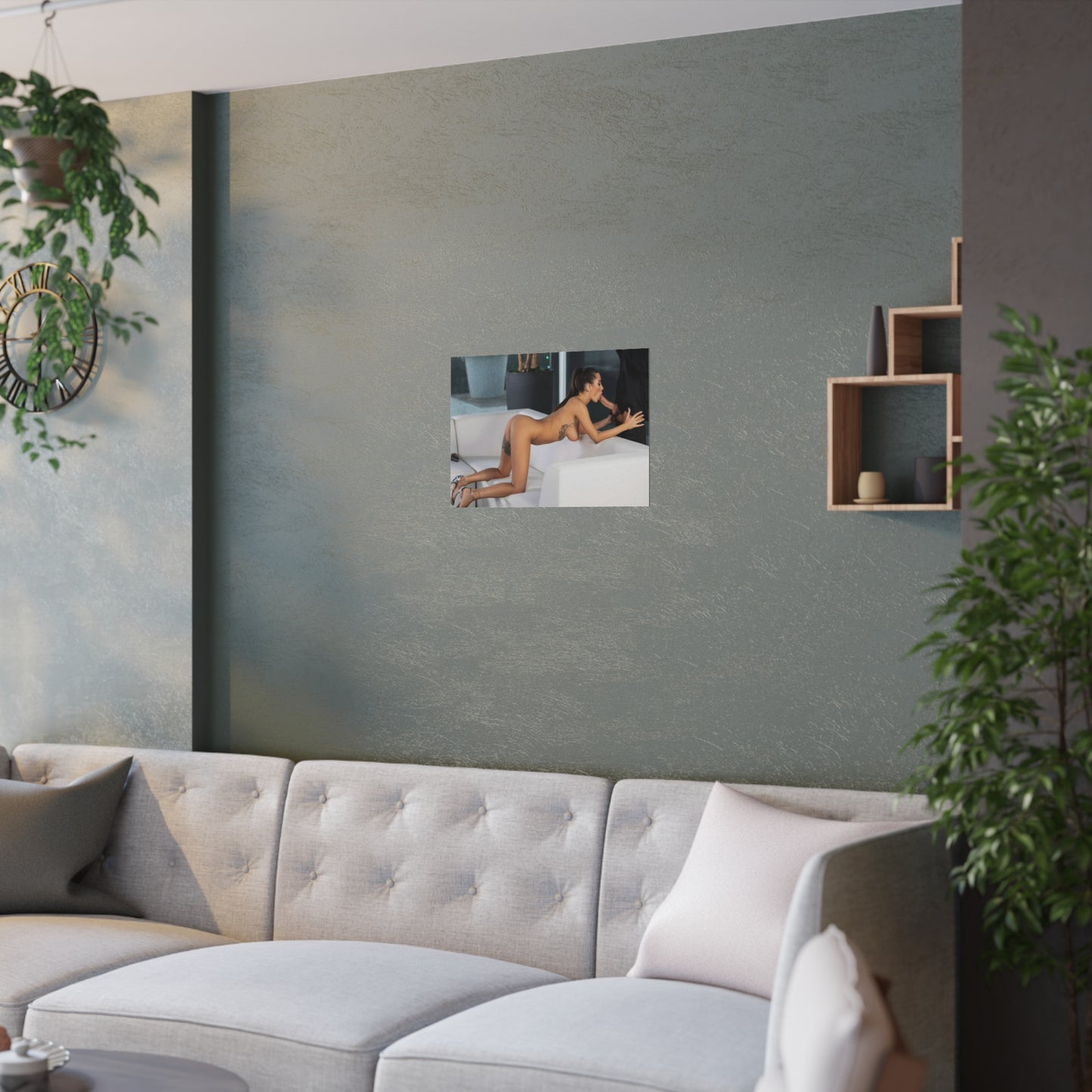 Satin Posters (210gsm) Natural Tits Liya Silver