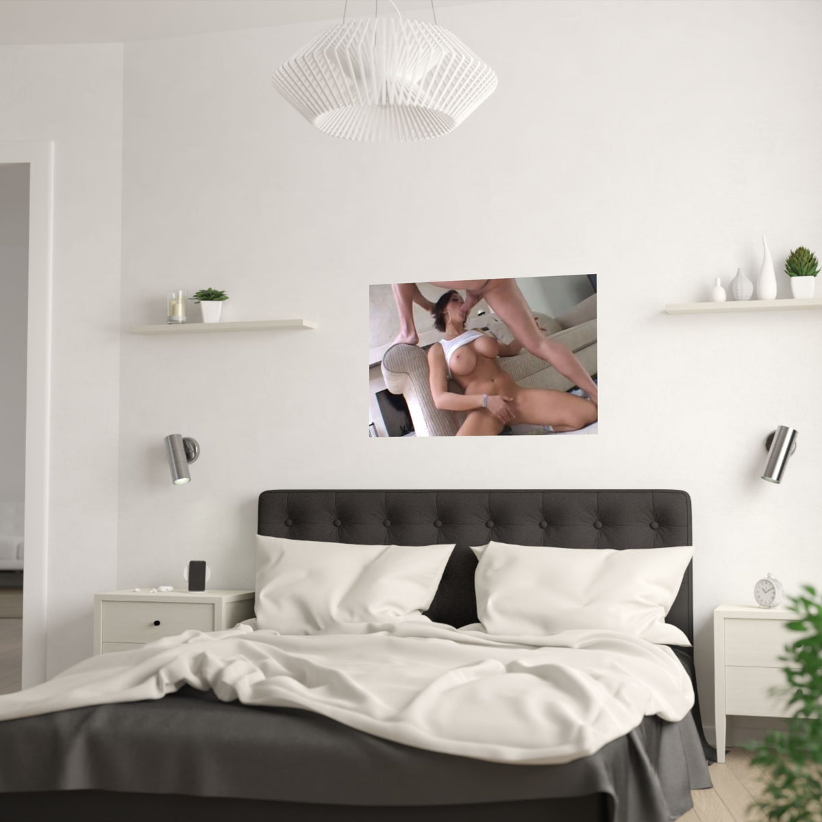 Satin Posters (210gsm) Eve Lawrence Getting a Mouthful
