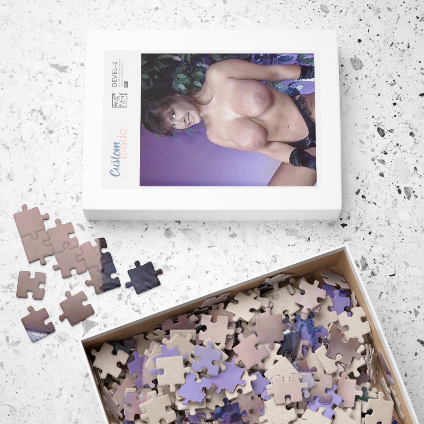Puzzle (110, 252, 520, 1014-piece) Retro Pornstar Holly Body Nude