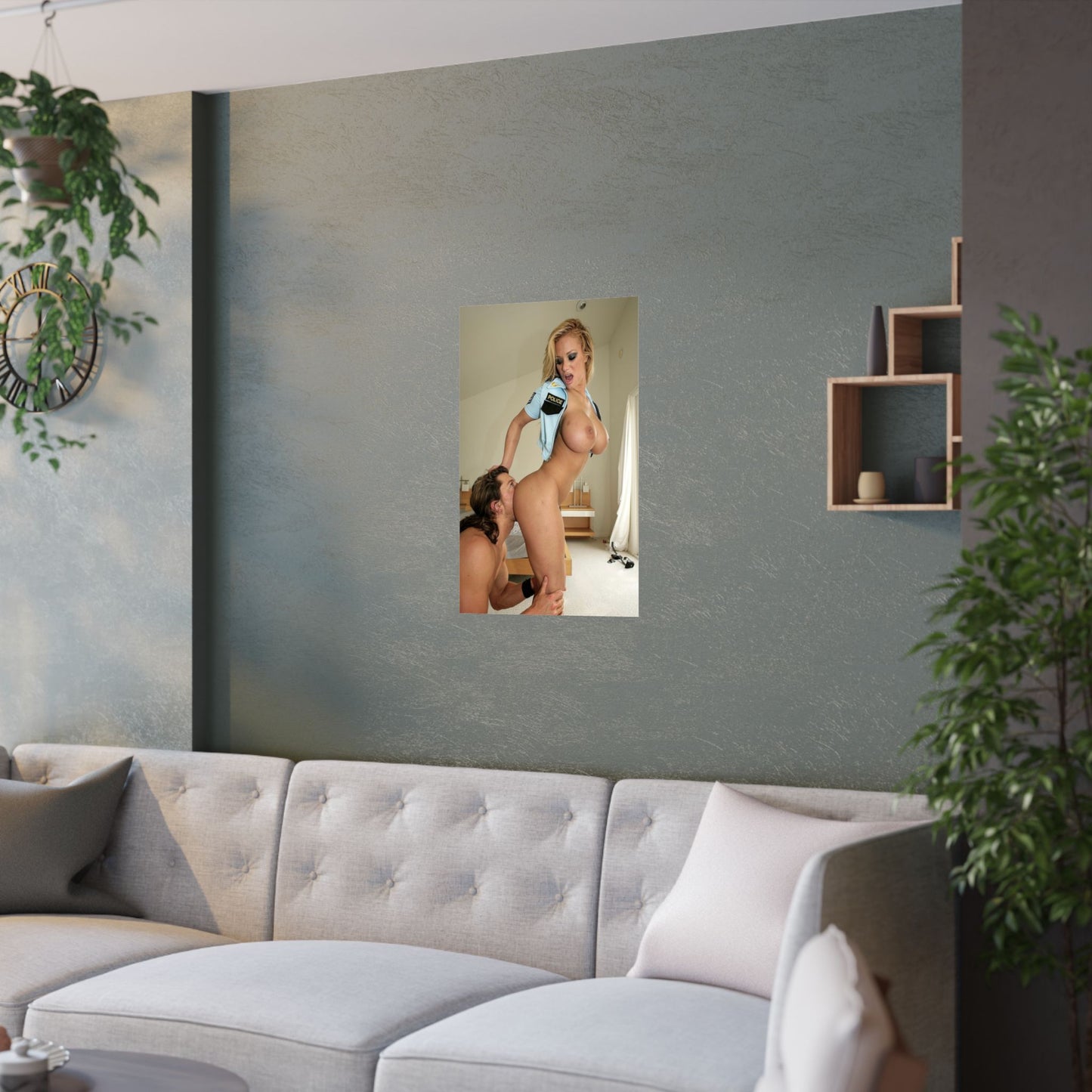 Satin Posters (210gsm) Shyla Stylez Nude Cop