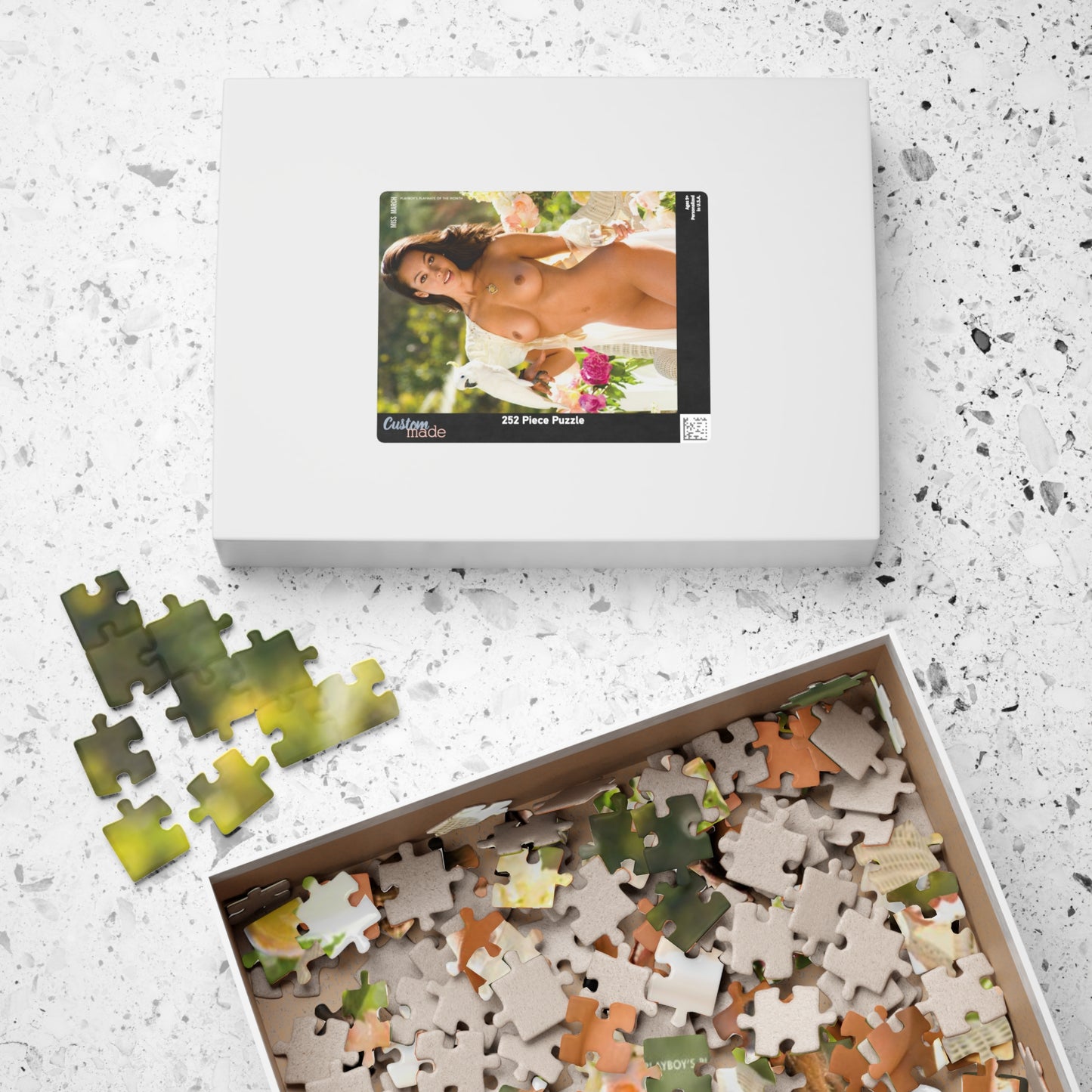 Puzzle (110, 252, 500, 1014-piece) Playmate March 2013 Ashley Doris