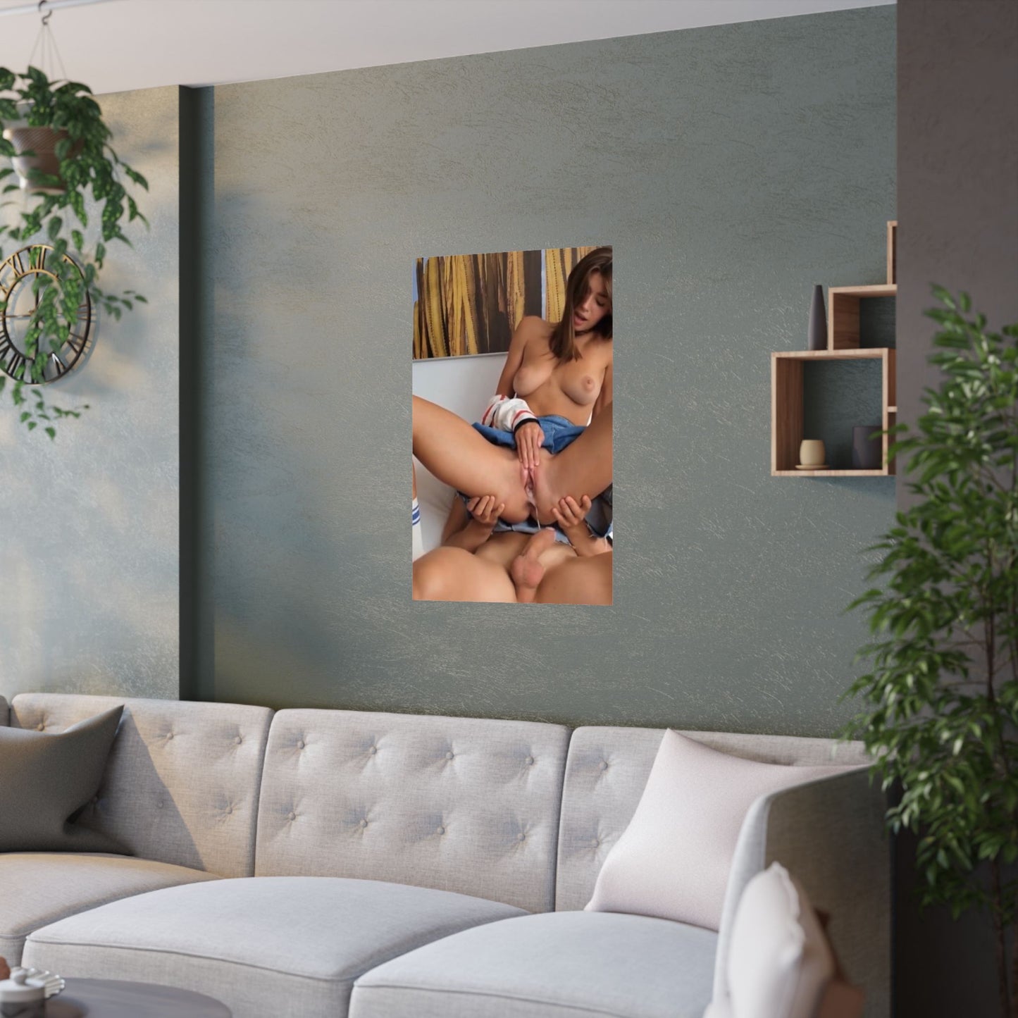Satin Posters (210gsm) Natural Teen Creampied