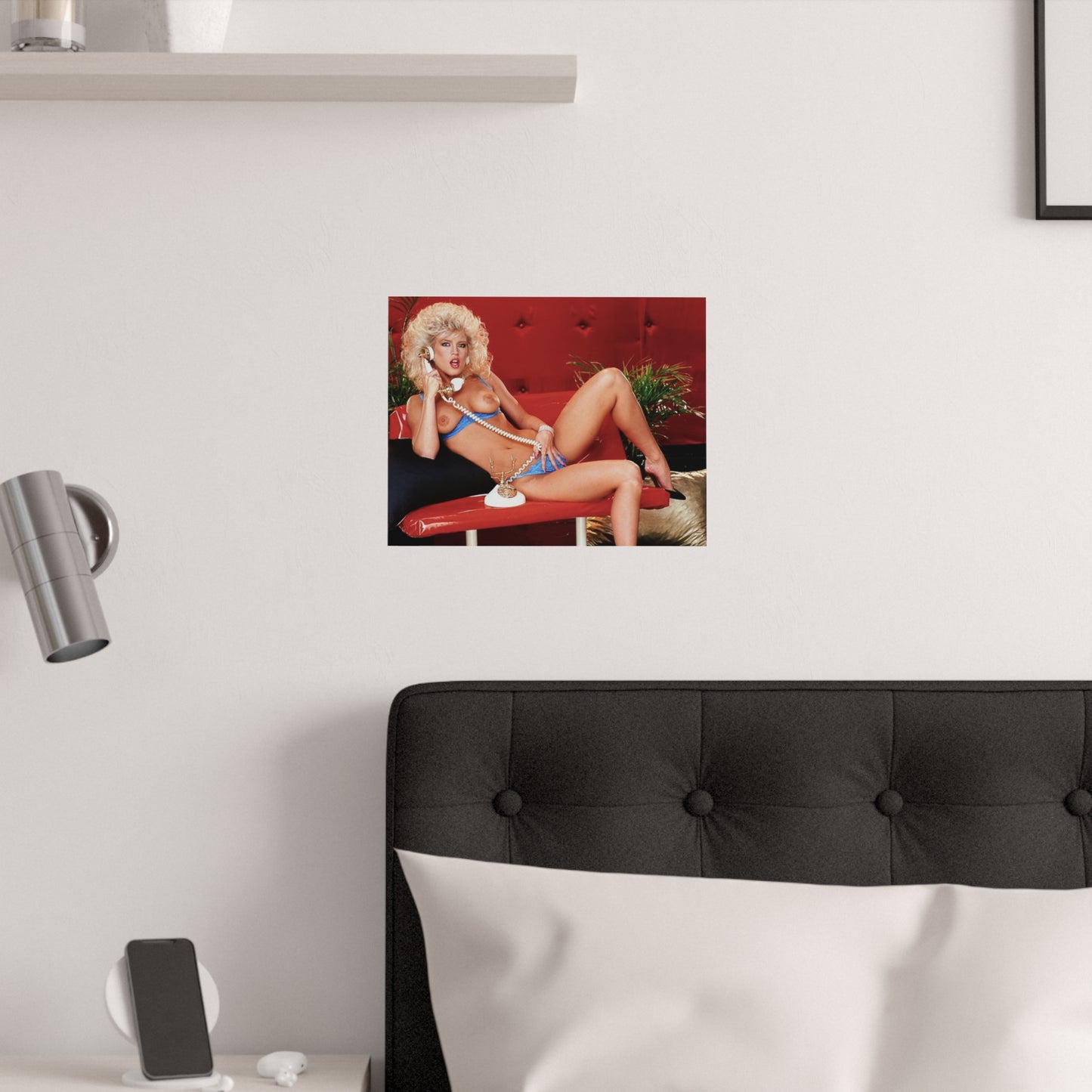 Satin Posters (210gsm) Retro 1980s Porn Star Amber Lynn