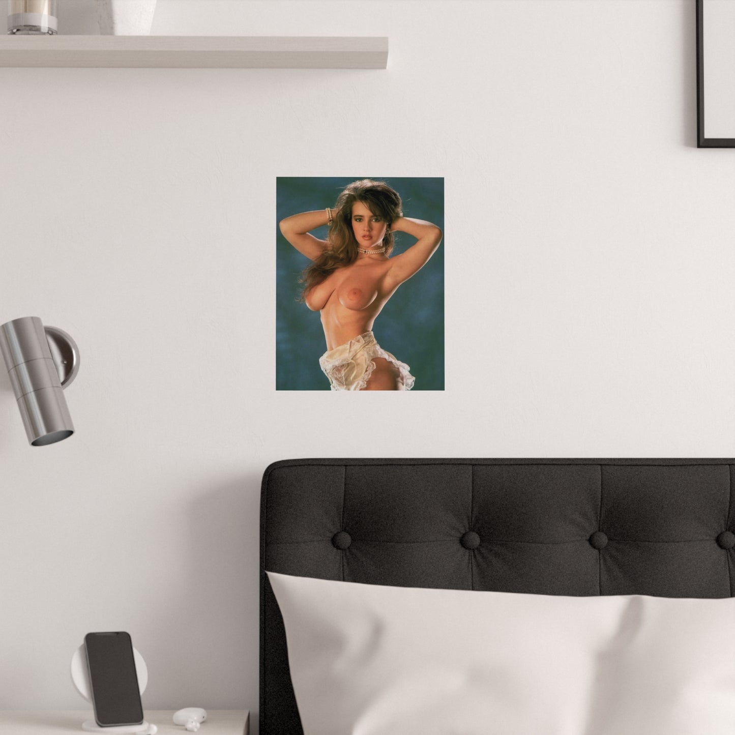 Satin Posters (210gsm) Retro Adult Star Gail McKenna Nude