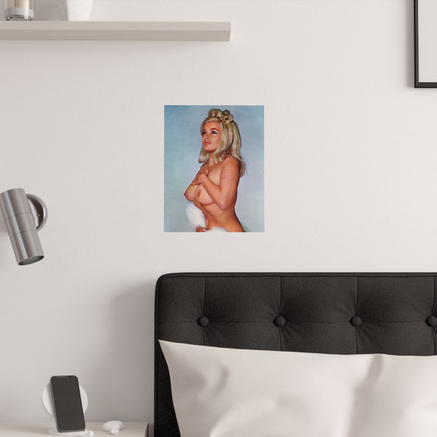 Satin Posters (210gsm) Playmate 1955 Jayne Mansfield Nude