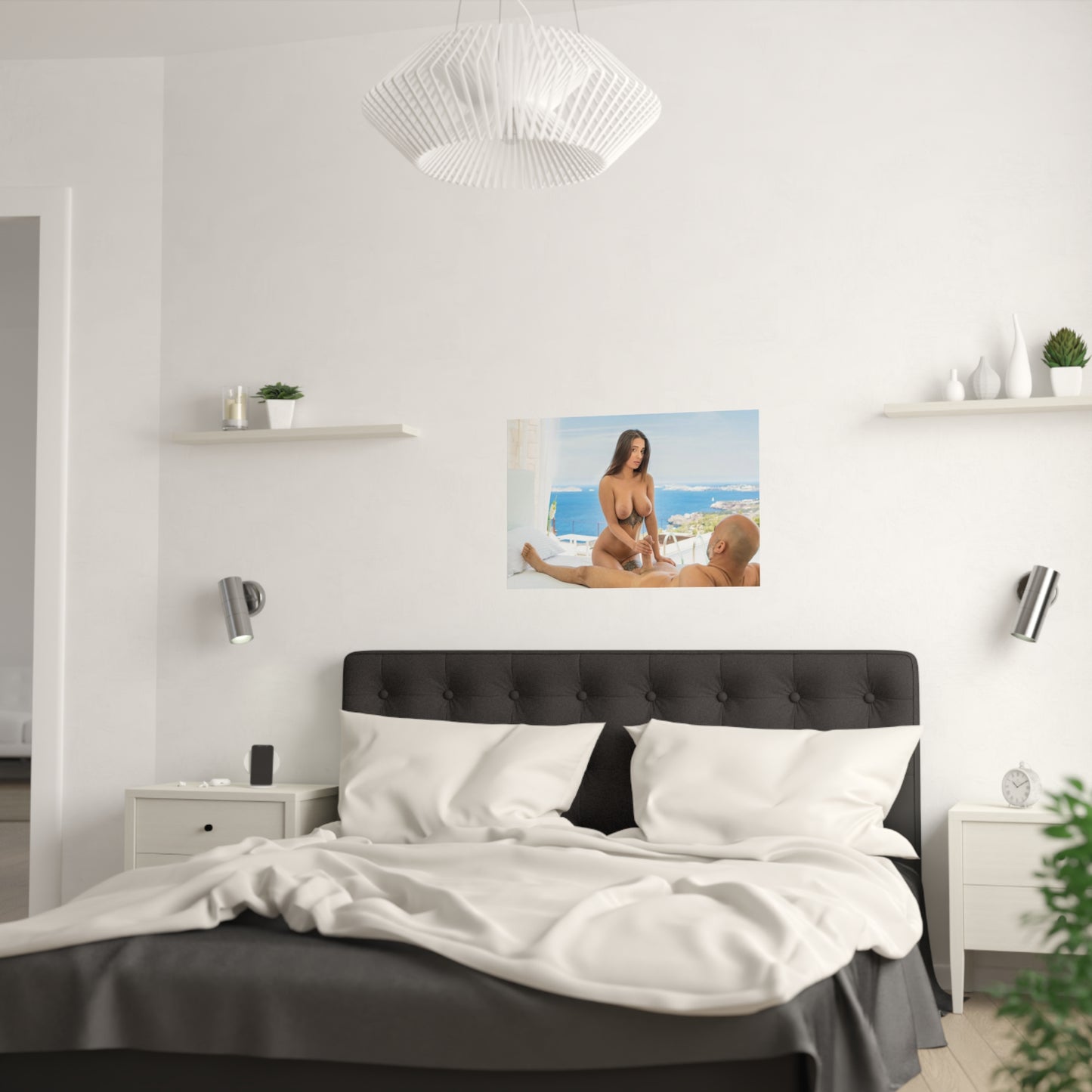 Satin Posters (210gsm) Natural Tits Liya Silver