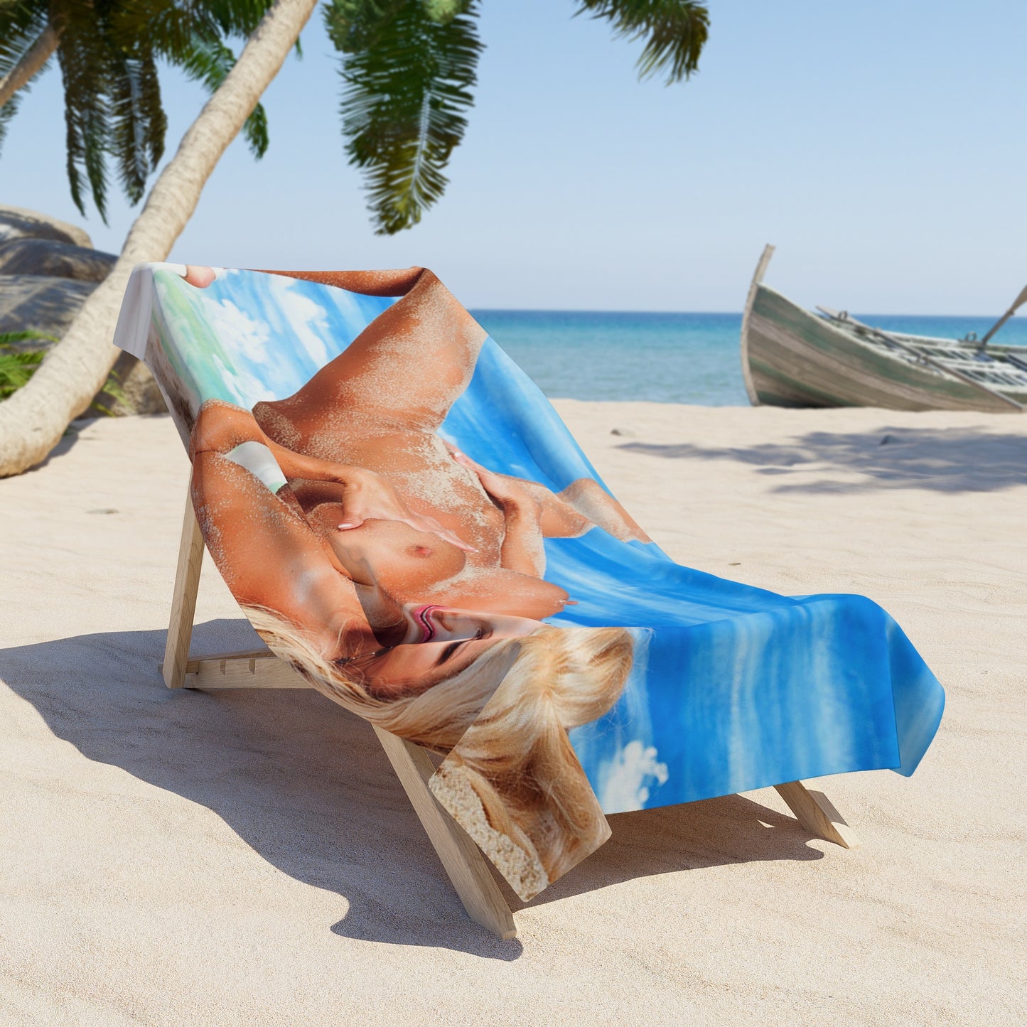 Beach Towel Penthouse Pet April 2012 Gina Lynn