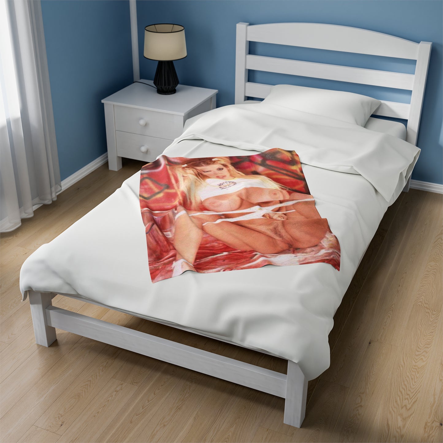 Velveteen Plush Blanket Pornstar Jenna Jameson Nude