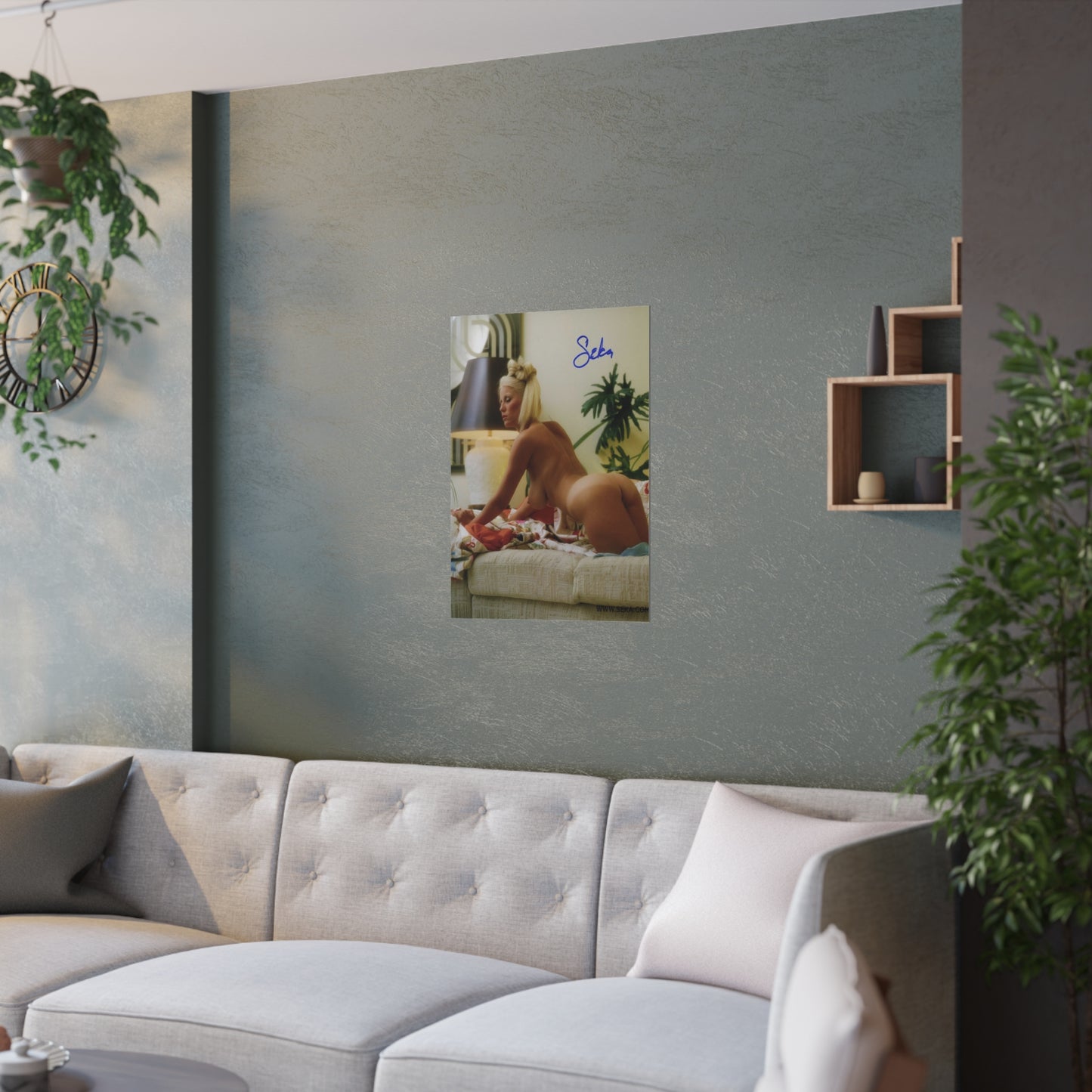 Satin Posters (210gsm) Porn Star Seka Nude