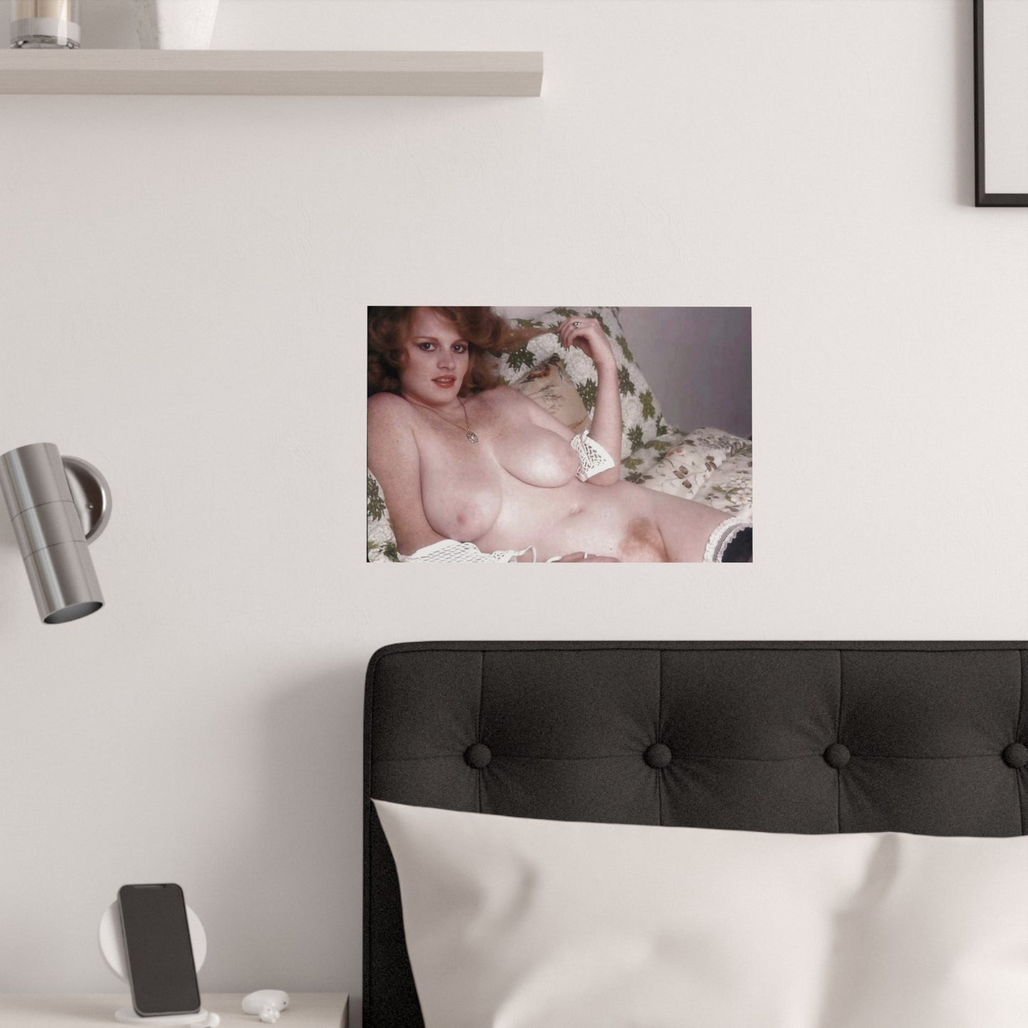Satin Posters (210gsm) Retro Pornstar Lisa De Leeuw Nude
