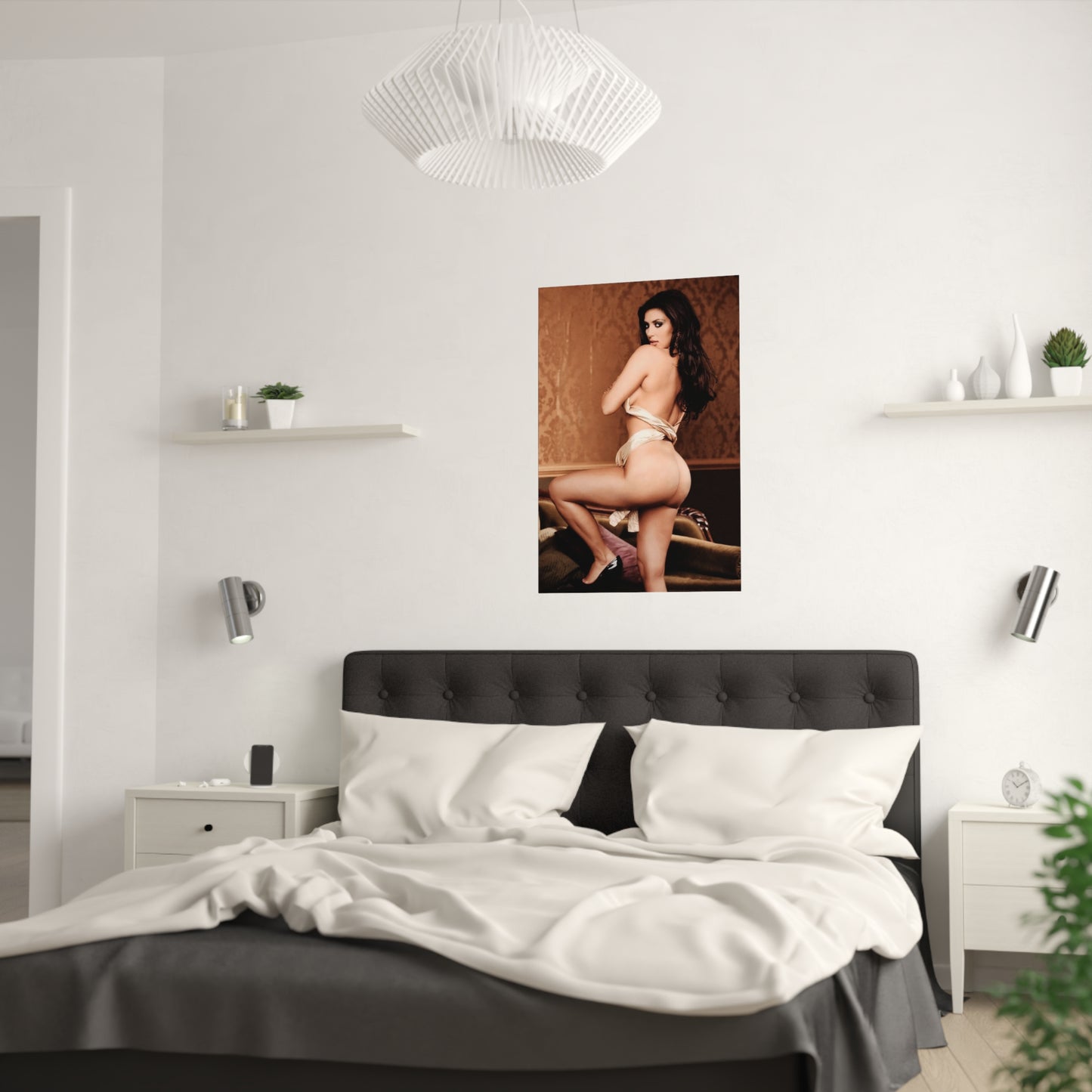 Satin Posters (210gsm) Kim Kardashian Nude