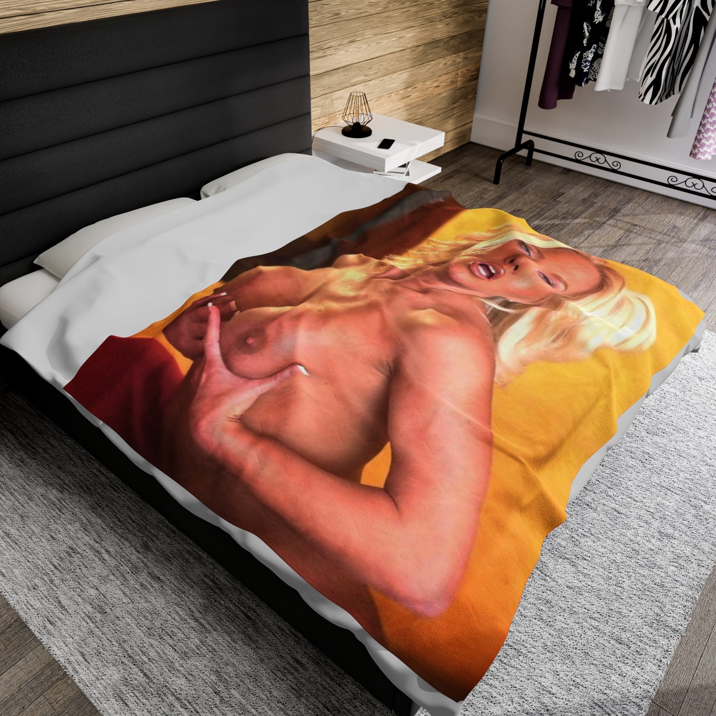 Velveteen Plush Blanket Pornstar Chloe Jones Nude