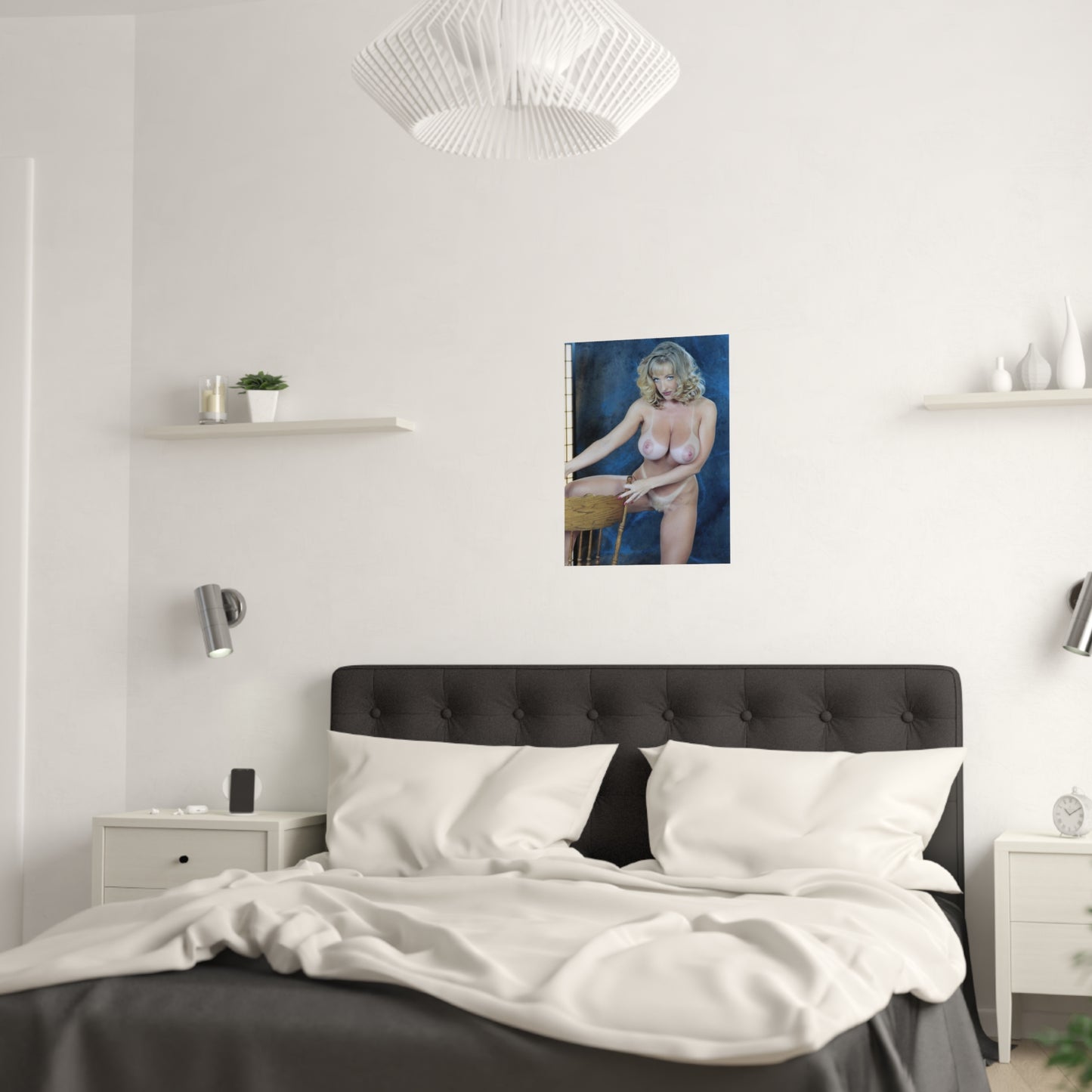 Satin Posters (210gsm) Retro Adult Star Danni Ashe Nude