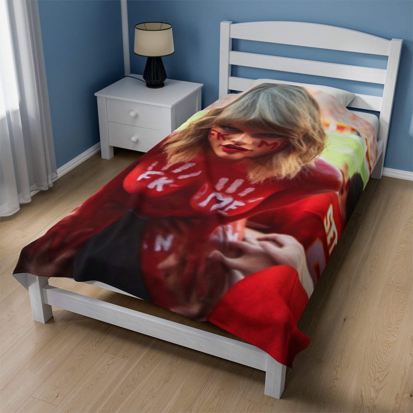 Velveteen Plush Blanket Taylor Swift AI Nudes