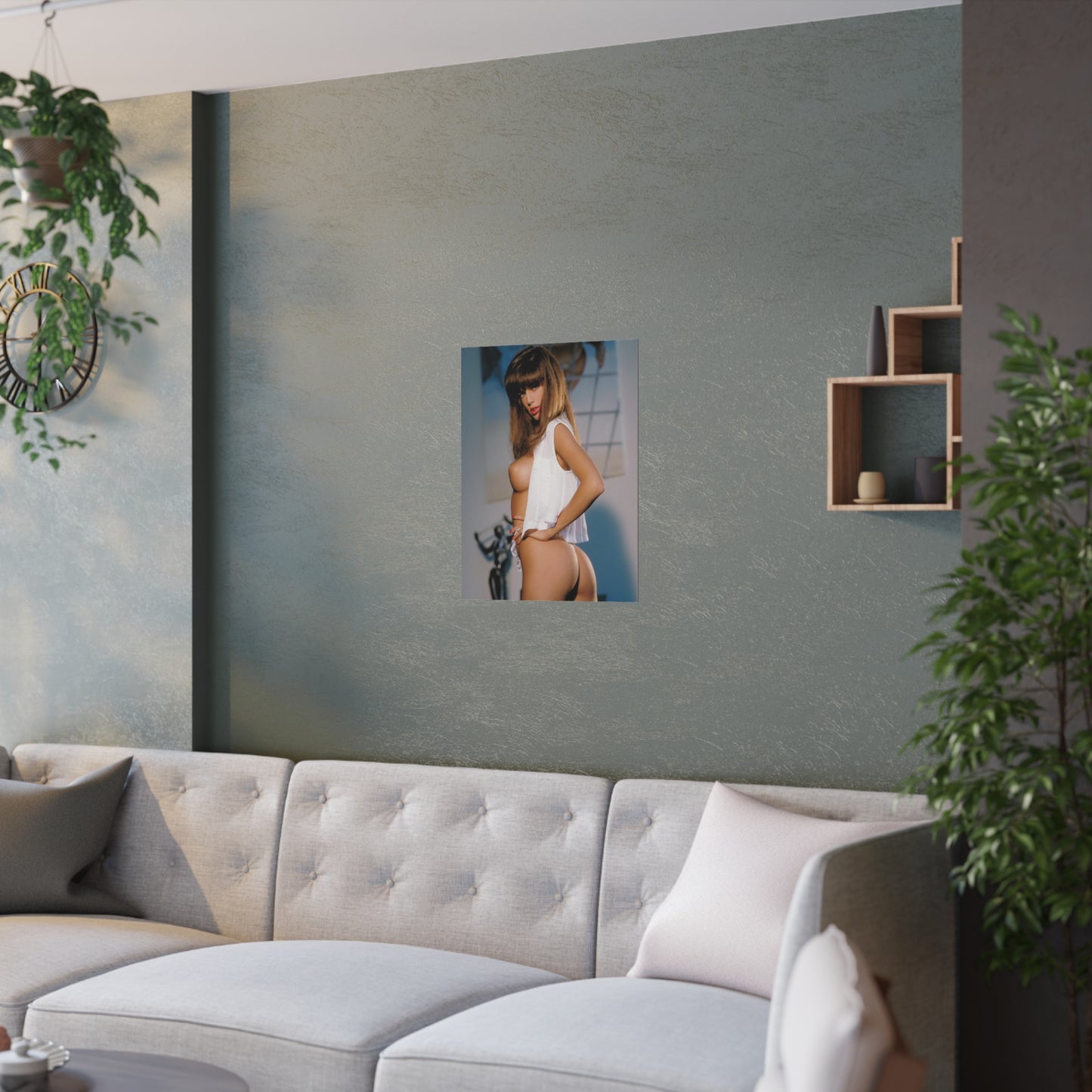 Satin Posters (210gsm) Pornstar Racquel Darrian Nude