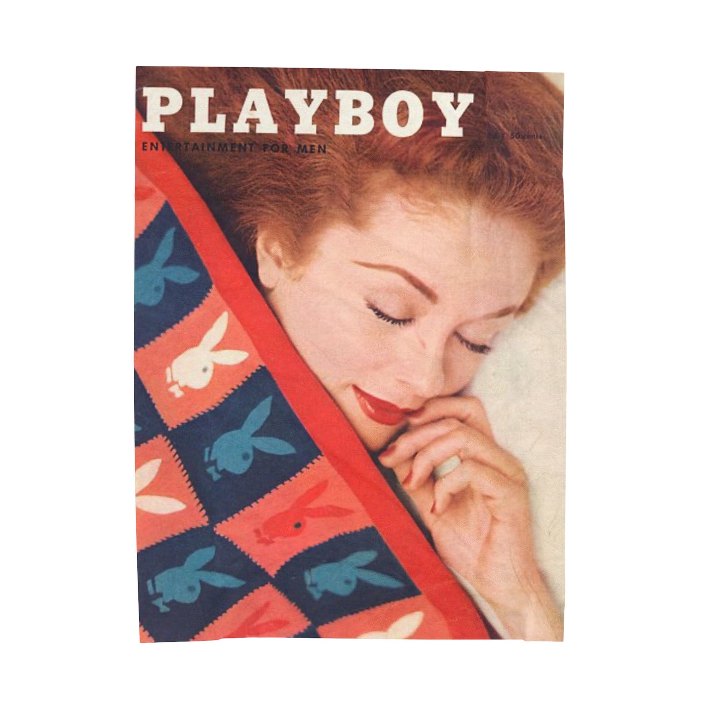 Velveteen Plush Blanket Cover May 1956