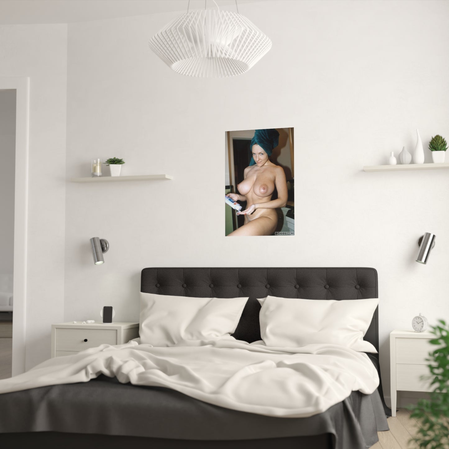 Poster Print - Retro Porn Star Danny Ashe Nude