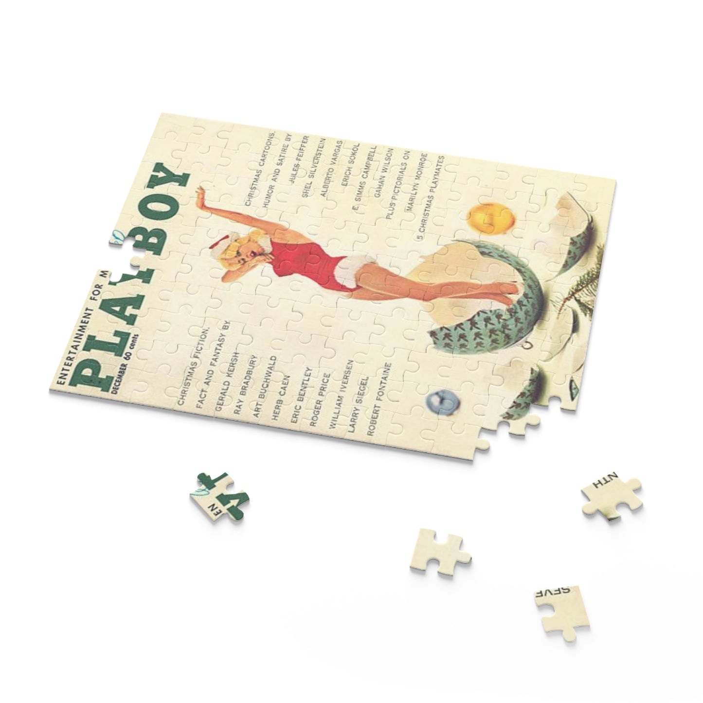Puzzle (120, 252, 500-Piece) Playboy Cover December 1960