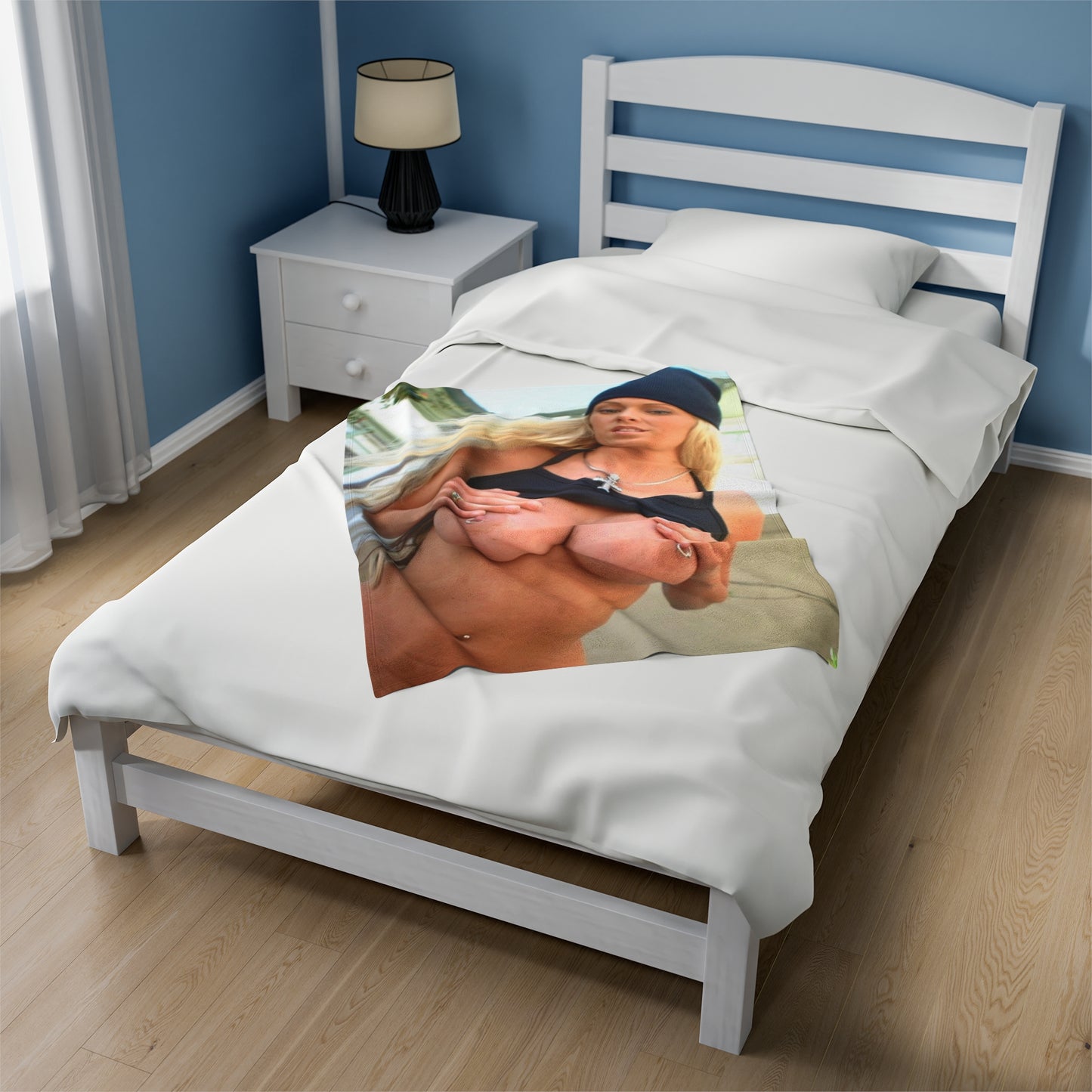 Velveteen Plush Blanket Pornstar Jenna Jameson Nude