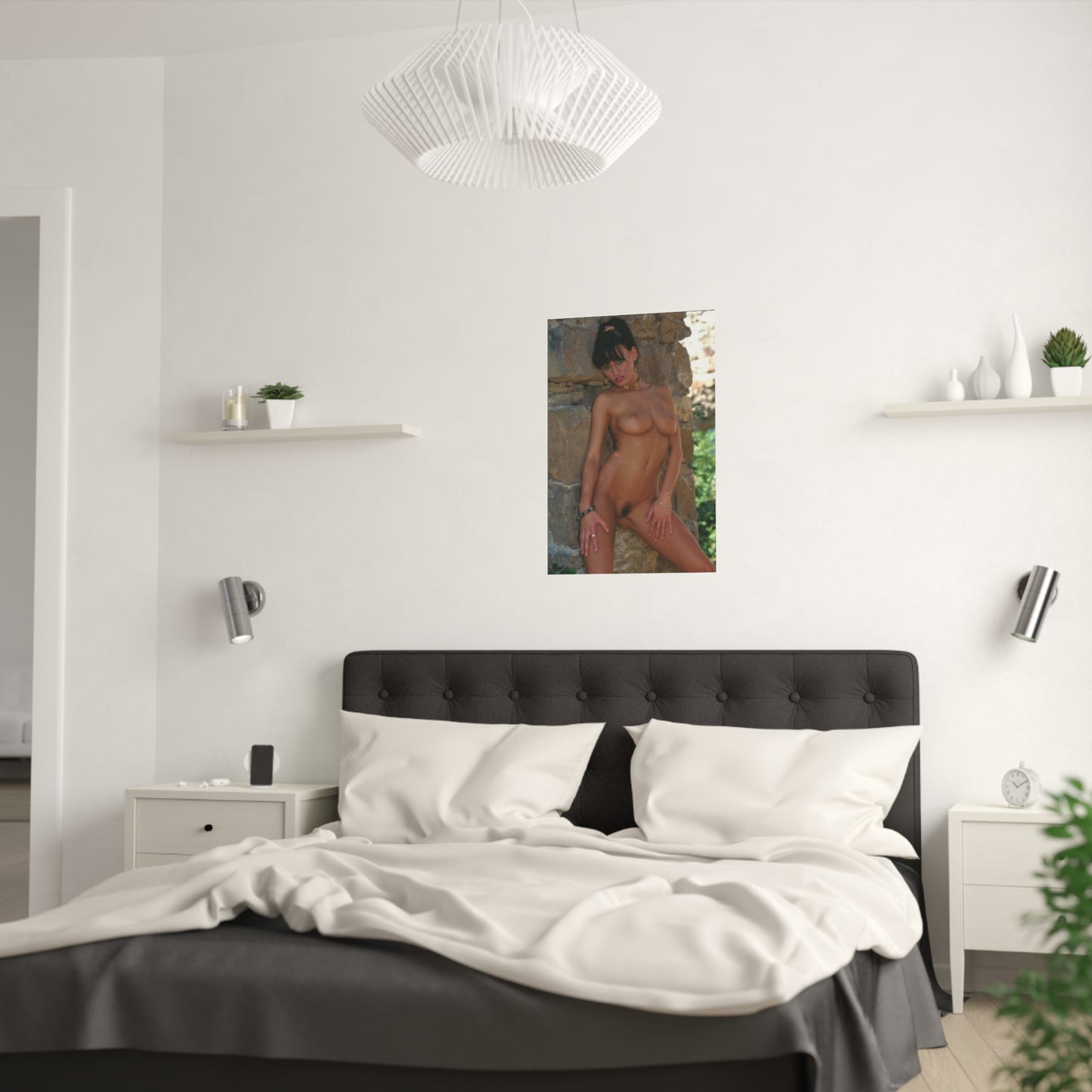Satin Posters (210gsm) Retro Pornstar Anita Blond