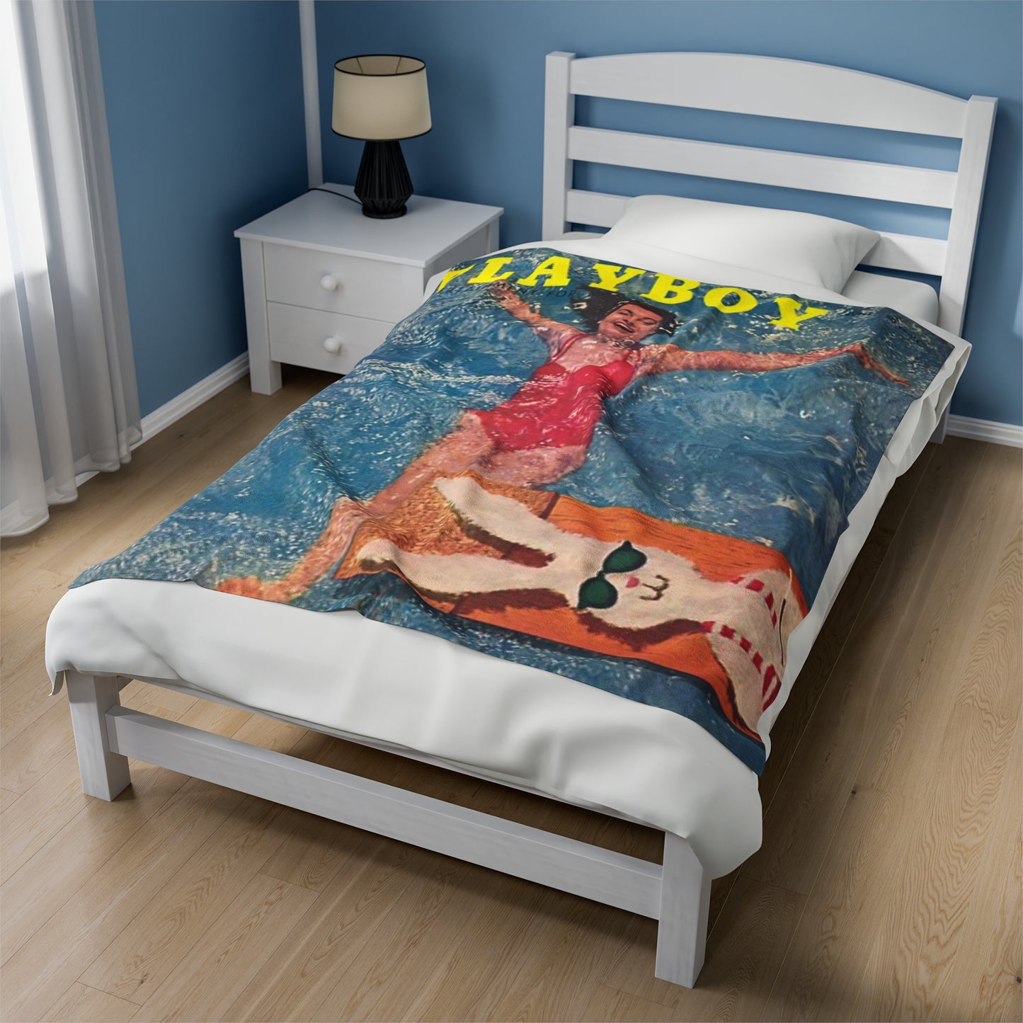 Velveteen Plush Blanket Cover June 1956