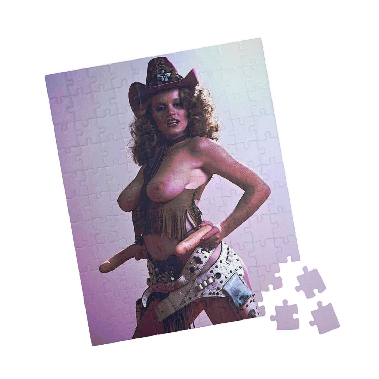 Puzzle (110, 252, 500, 1014-piece) Retro Pornstar Lisa De Leeuw Nude