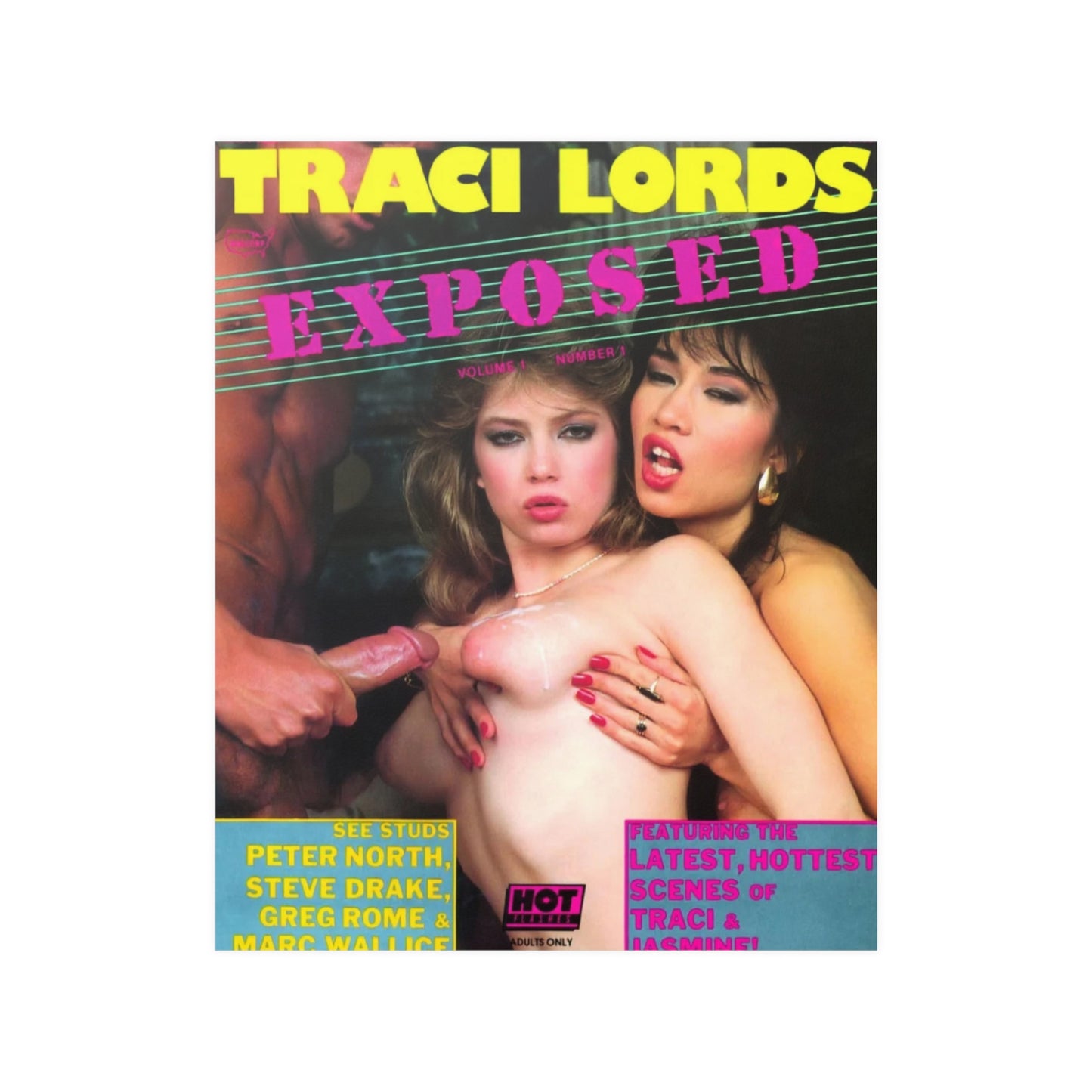 Satin Posters (210gsm) Traci Lords Magazine Cover