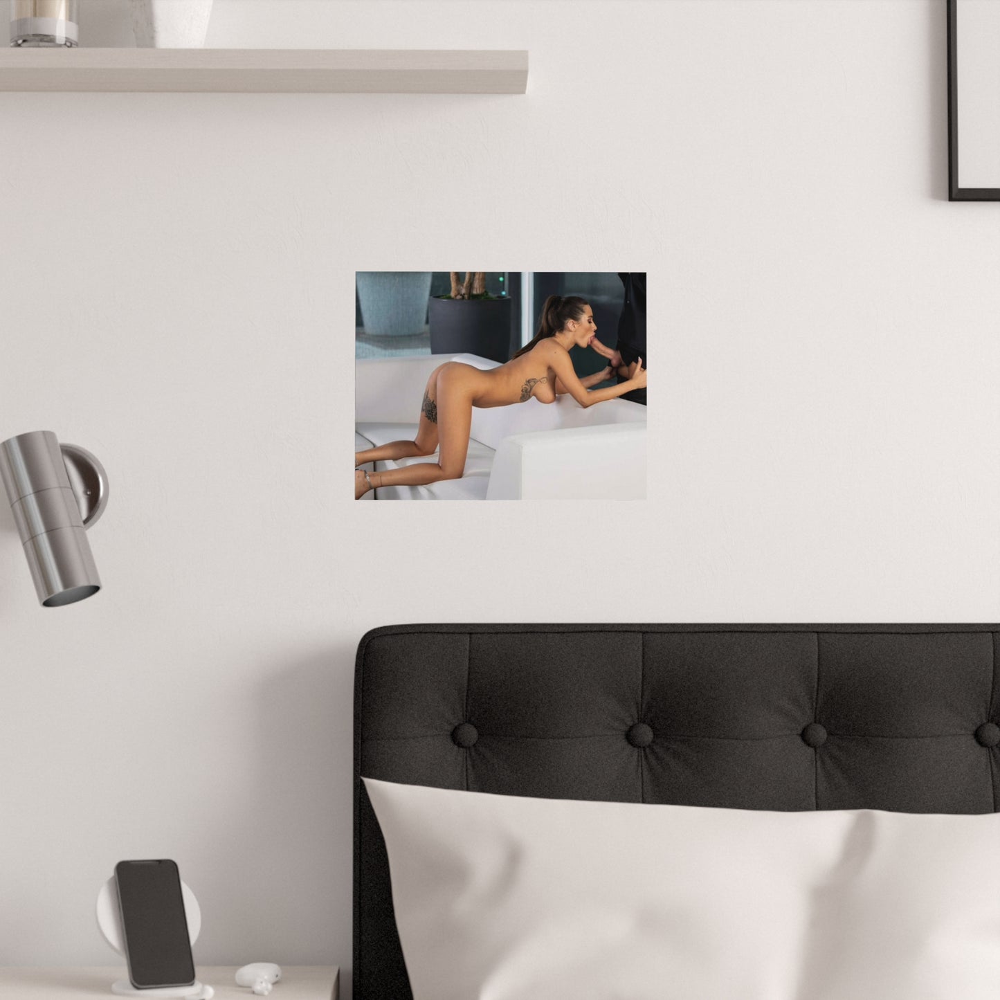 Satin Posters (210gsm) Natural Tits Liya Silver