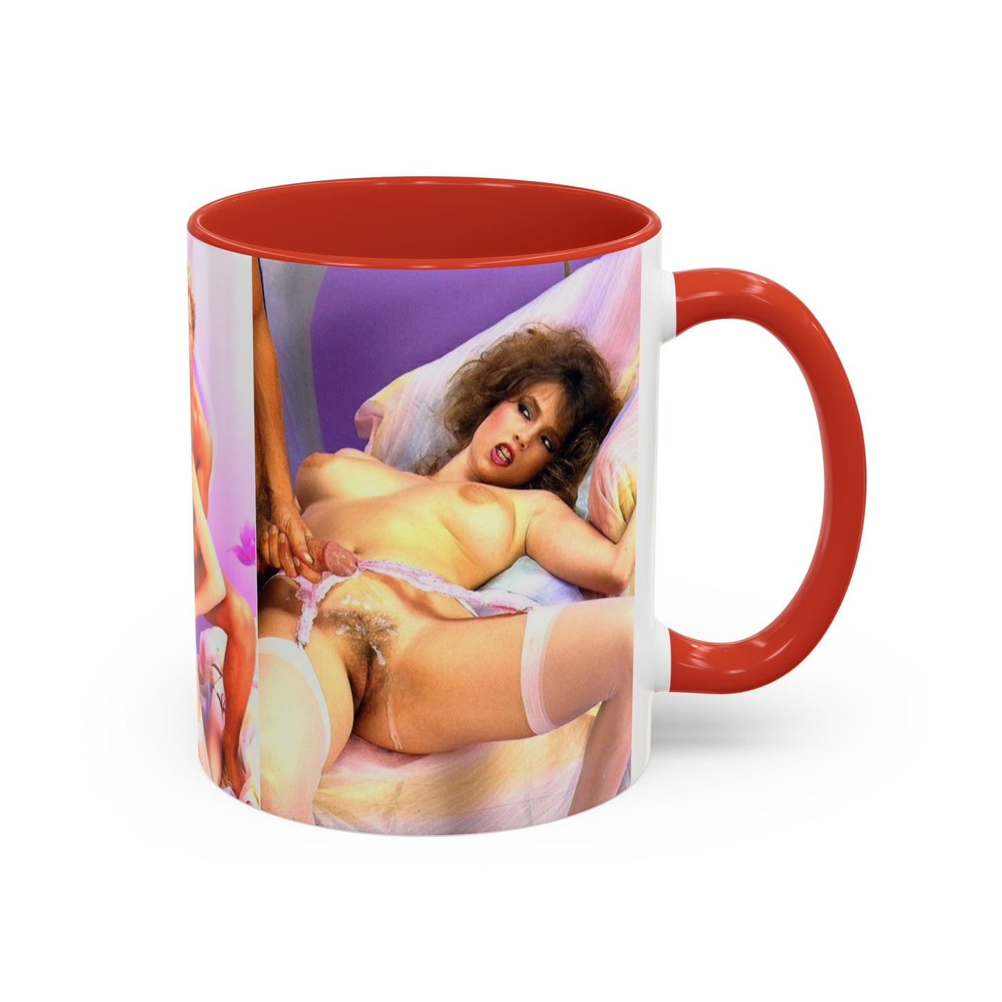 Accent Coffee Mug (11, 15oz) Traci Lords Nude Naked Retro Fuck Sex