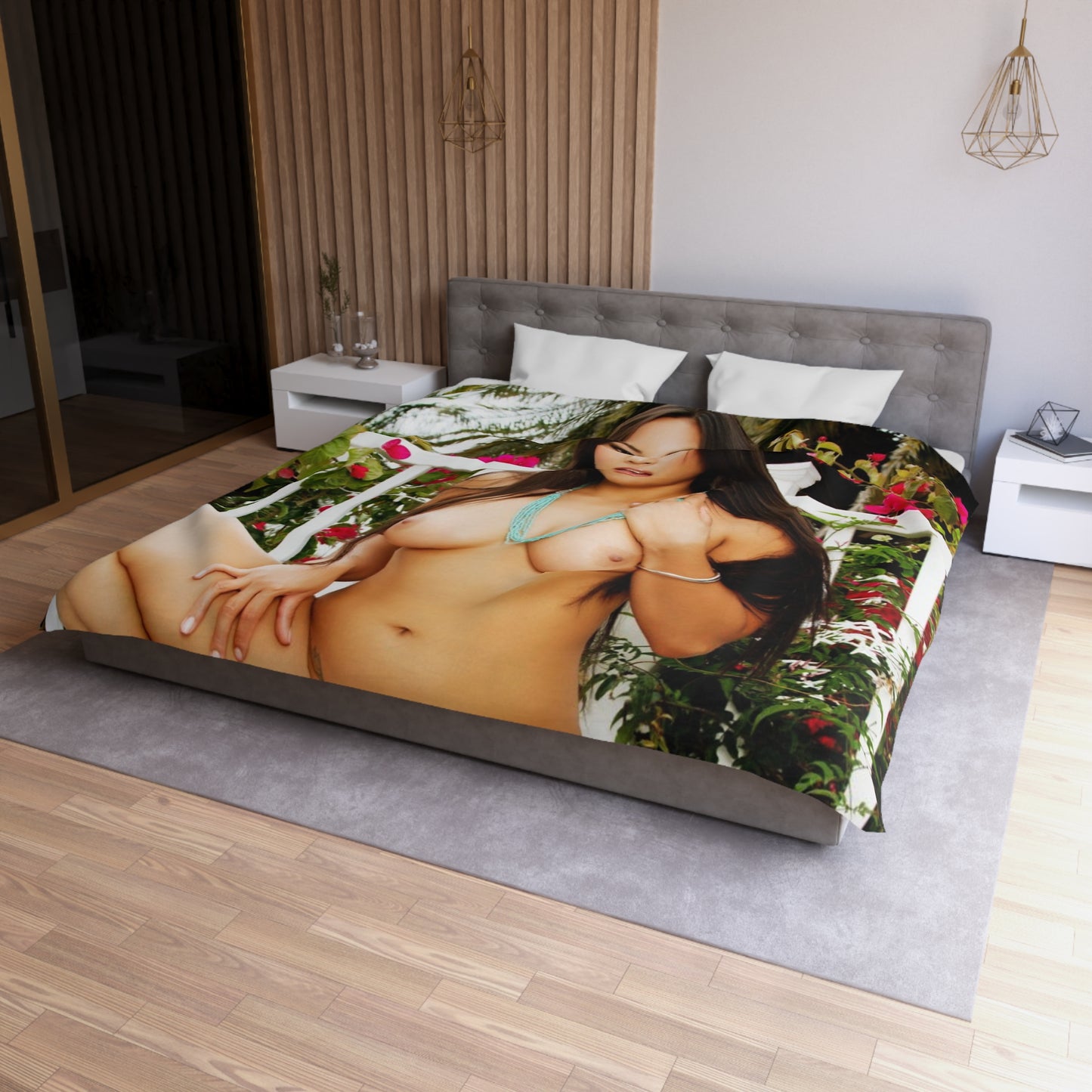 Microfiber Duvet Cover Penthouse Pet November 2012 Adrianna Luna