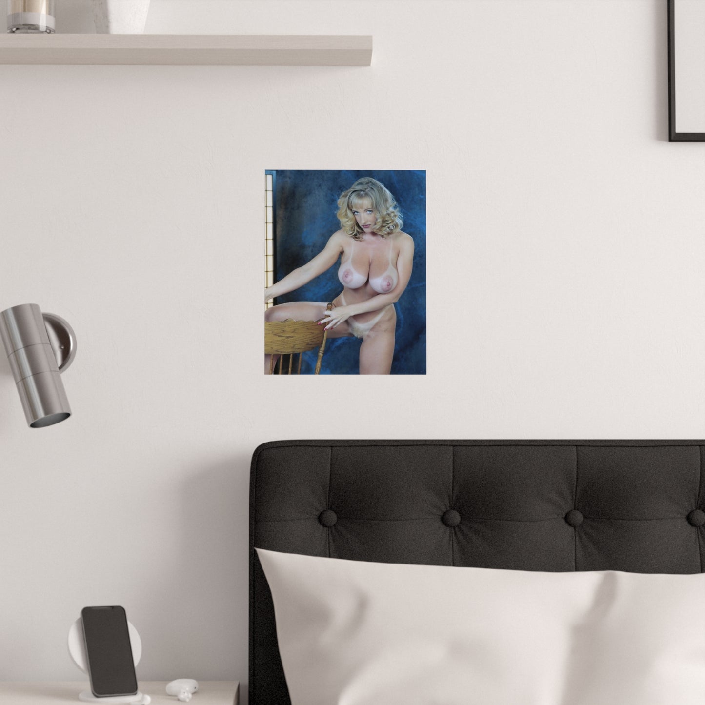 Satin Posters (210gsm) Retro Adult Star Danni Ashe Nude