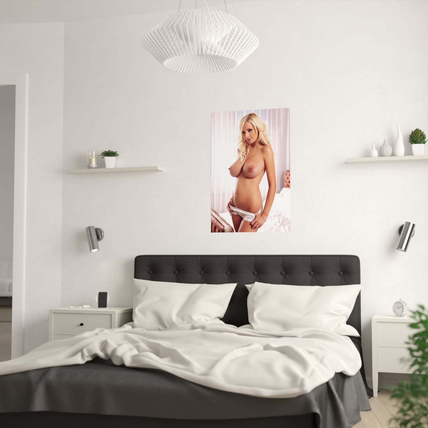 Satin Posters (210gsm) Large Natural Breasts