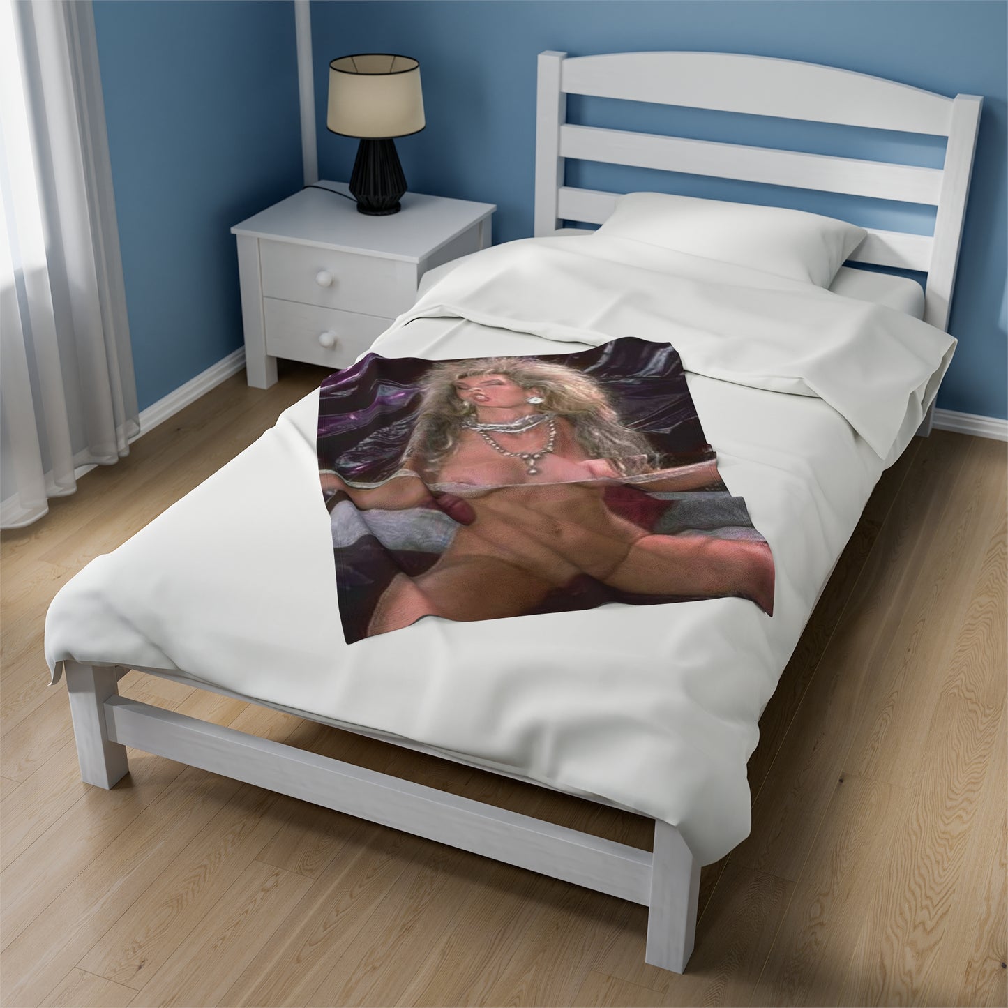 Velveteen Plush Blanket Porn Star Victoria Paris Nude