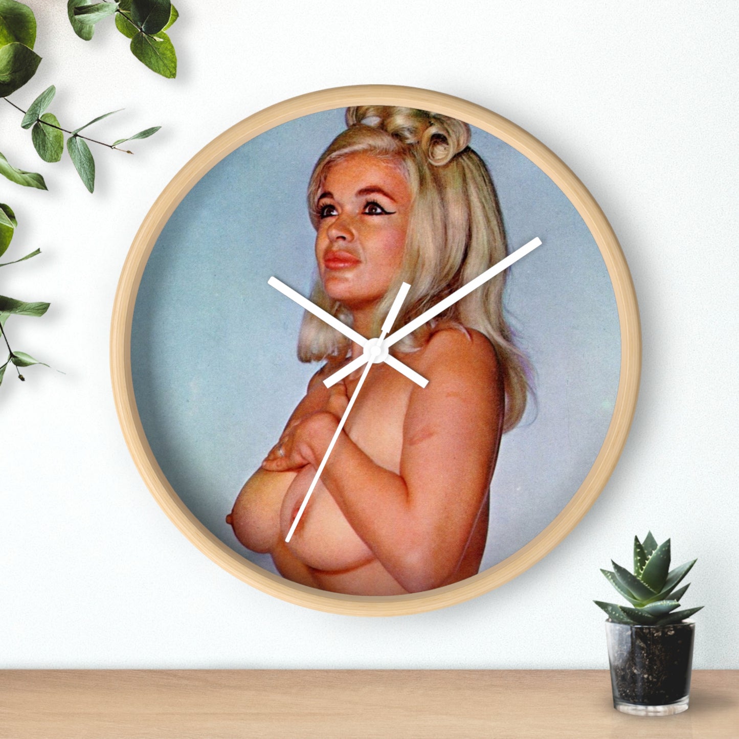 Wall Clock Jayne Mansfield Nude