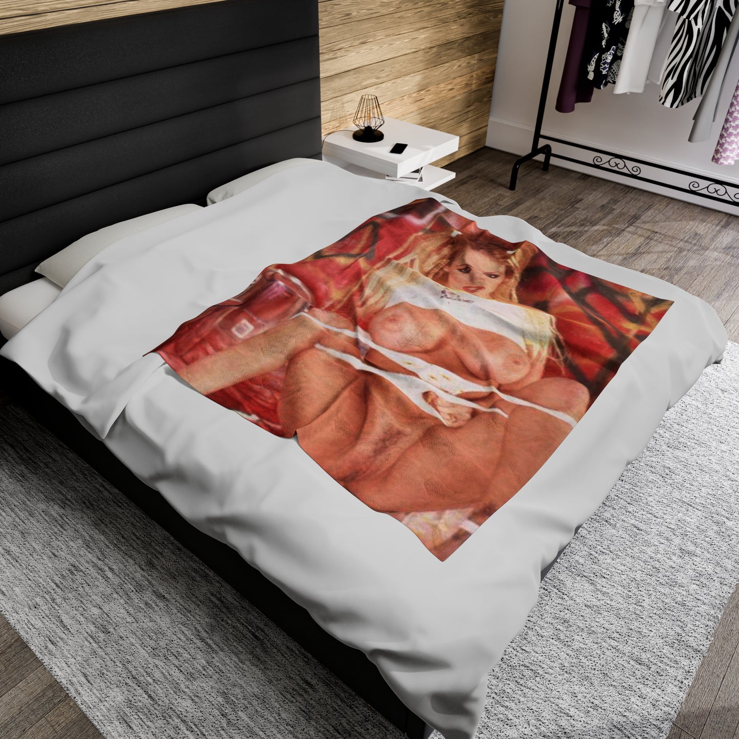 Velveteen Plush Blanket Pornstar Jenna Jameson Nude