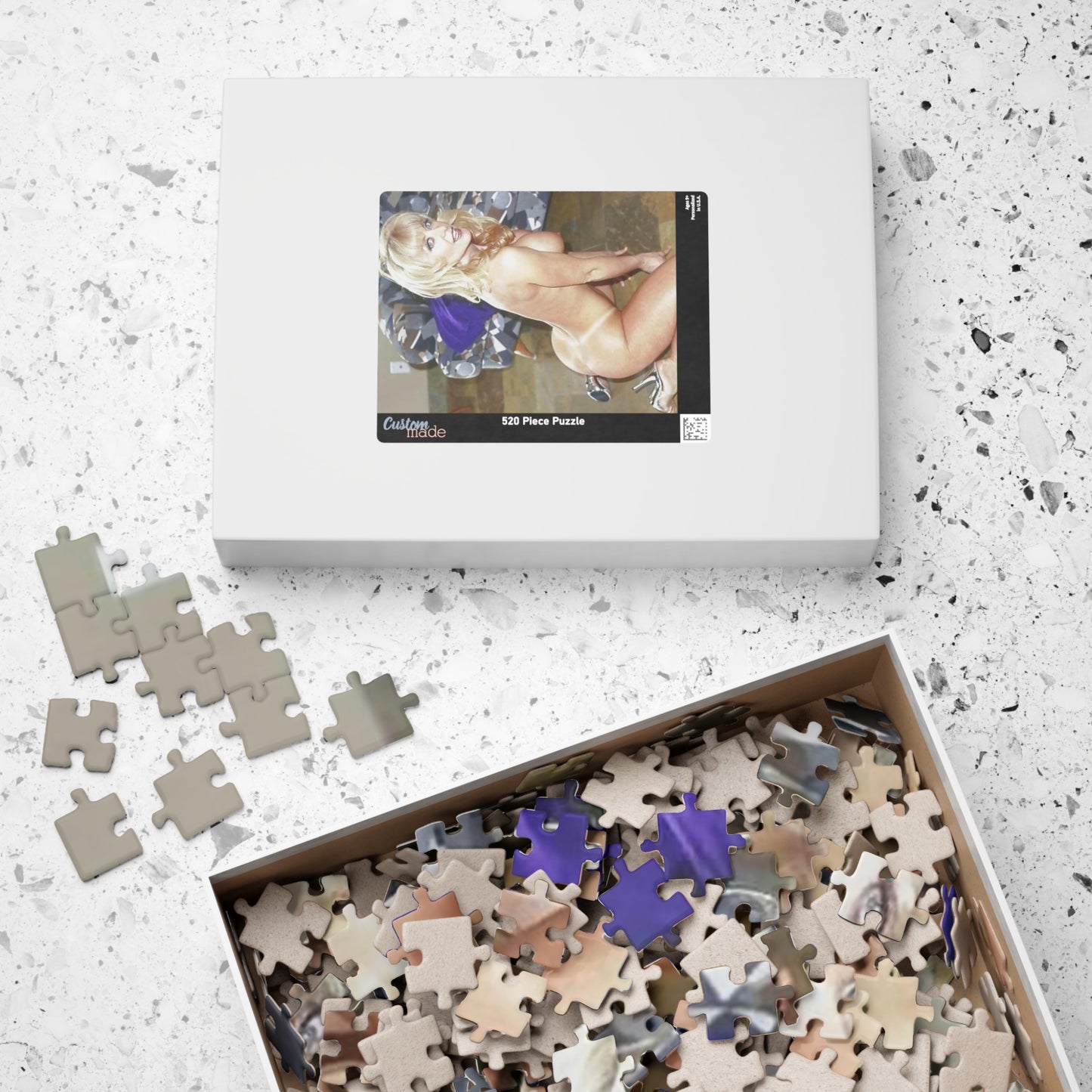 Puzzle (110, 252, 500, 1014-piece) Retro Porn Star Nina Hartley Nude
