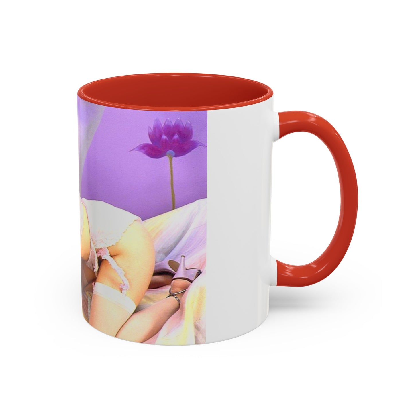 Accent Coffee Mug (11, 15oz) Traci Lords Nude Naked Retro