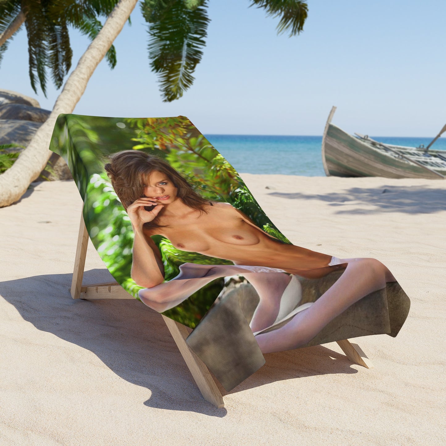 Beach Towel Malena Morgan Nude